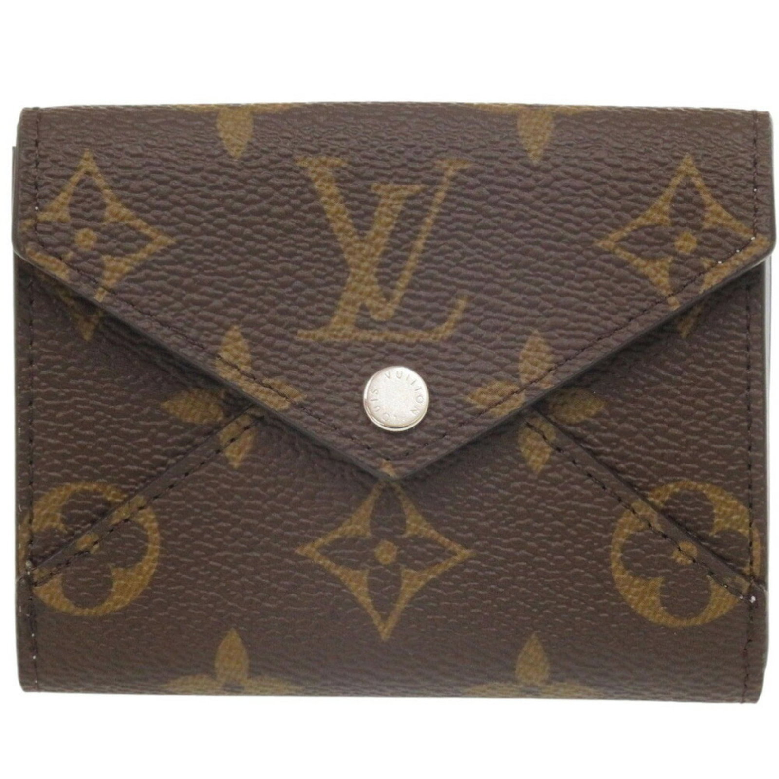Monogram Leather Tri Fold Louis Vuitton