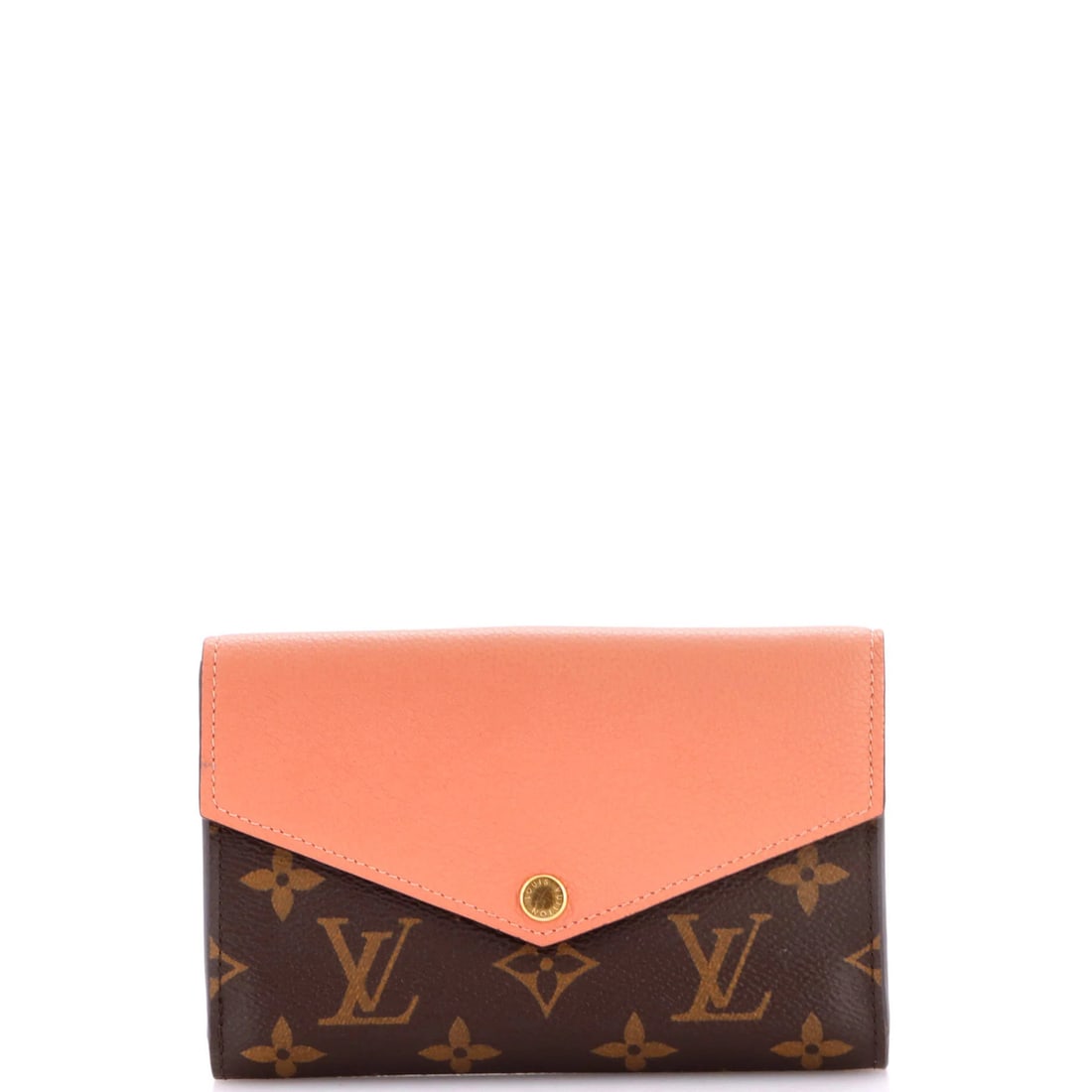 Canvas wallet compact monogram Louis Vuitton calfskin Pallas (1 of 8)