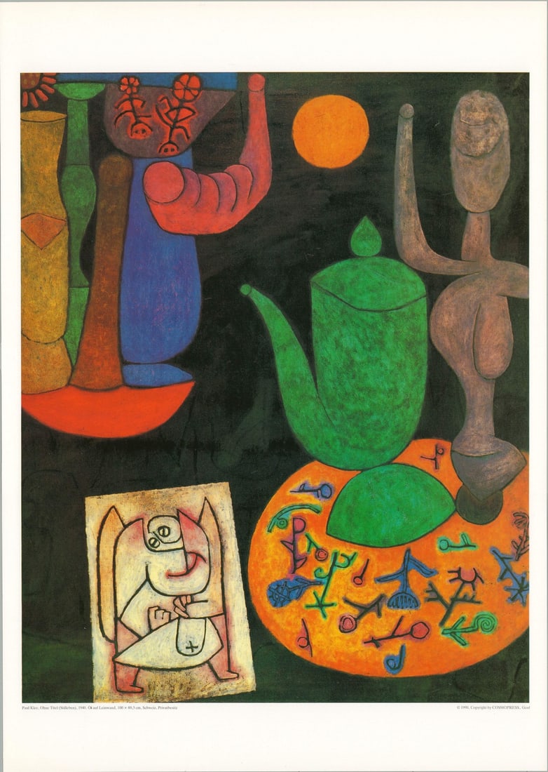 PAUL KLEE Untitled (Still life) 17" x 12" Offset Lithograph 1990 (1 of 5)