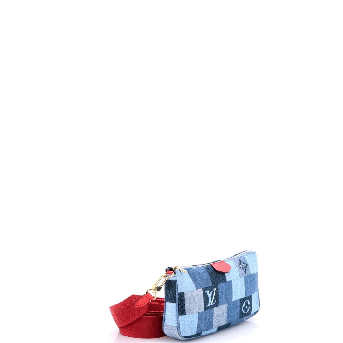 Louis Vuitton Multi Pochette Accessoires Damier and Monogram Patchwork Denim - 2