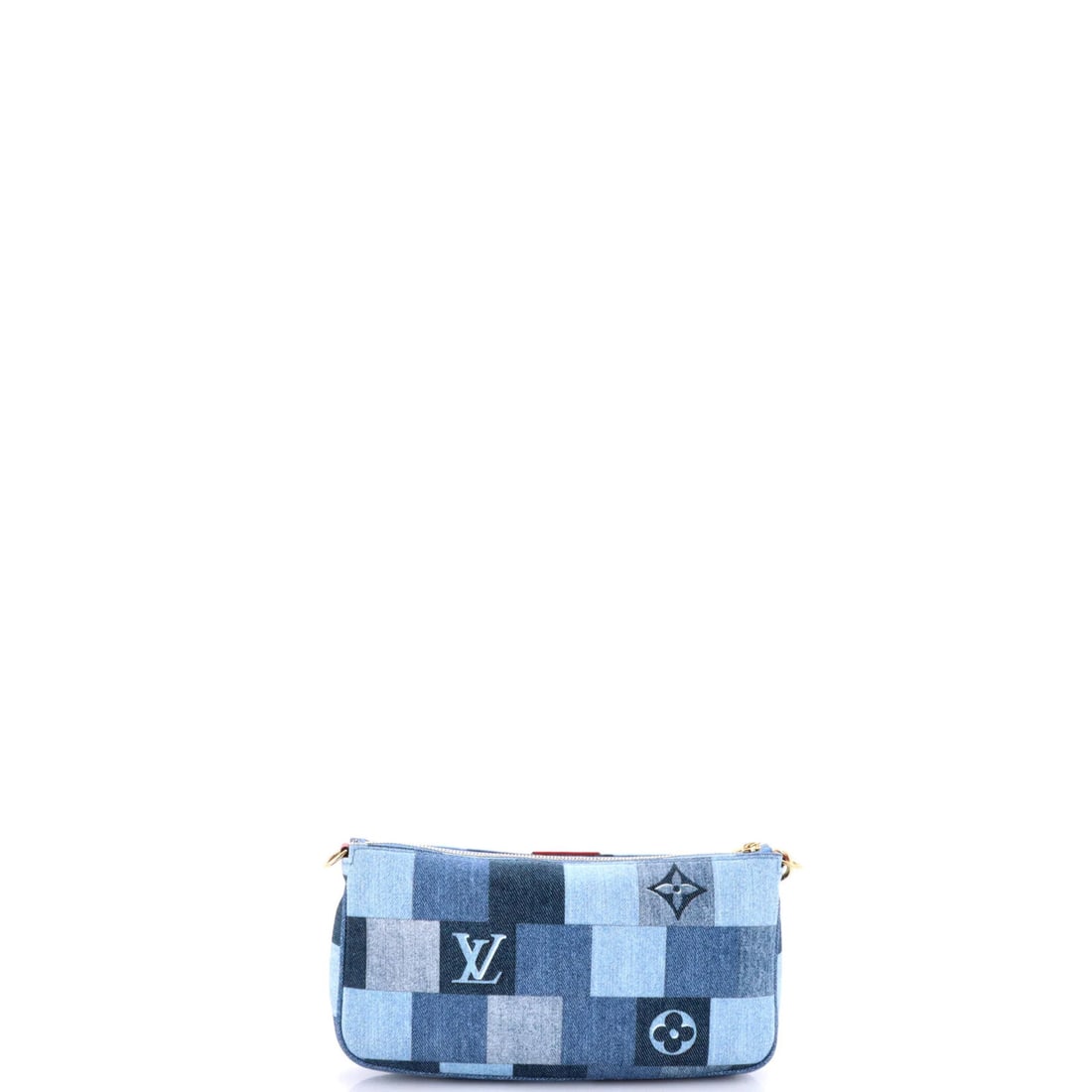 Louis Vuitton Multi Pochette Accessoires Damier and Monogram Patchwork Denim - 3