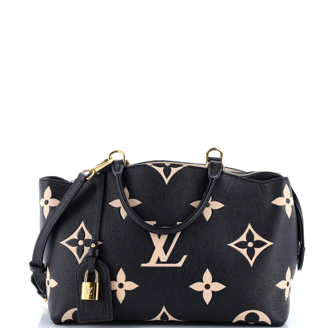 Louis Vuitton Petit Palais Handbag Bicolor Monogram Empreinte Giant (1 of 8)