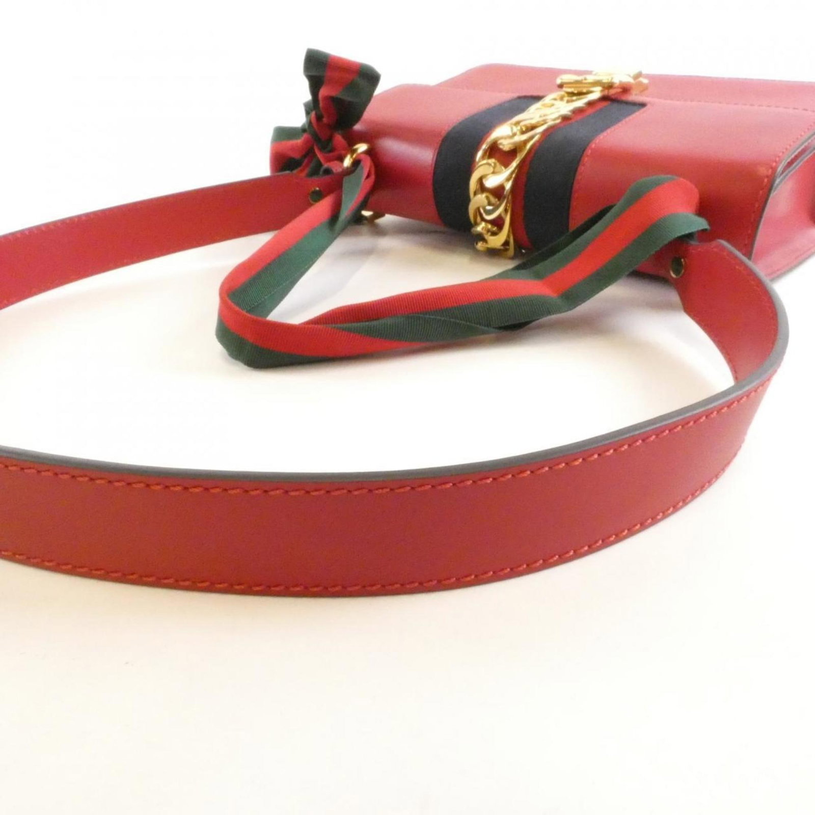 Shoulder Bag Leather Gucci - 6