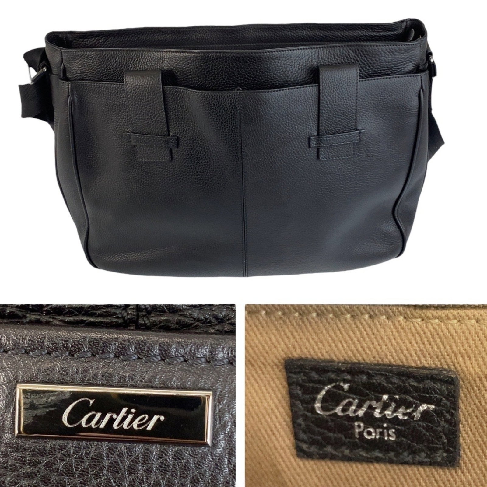 Shoulder Bag Messenger Leather - 6