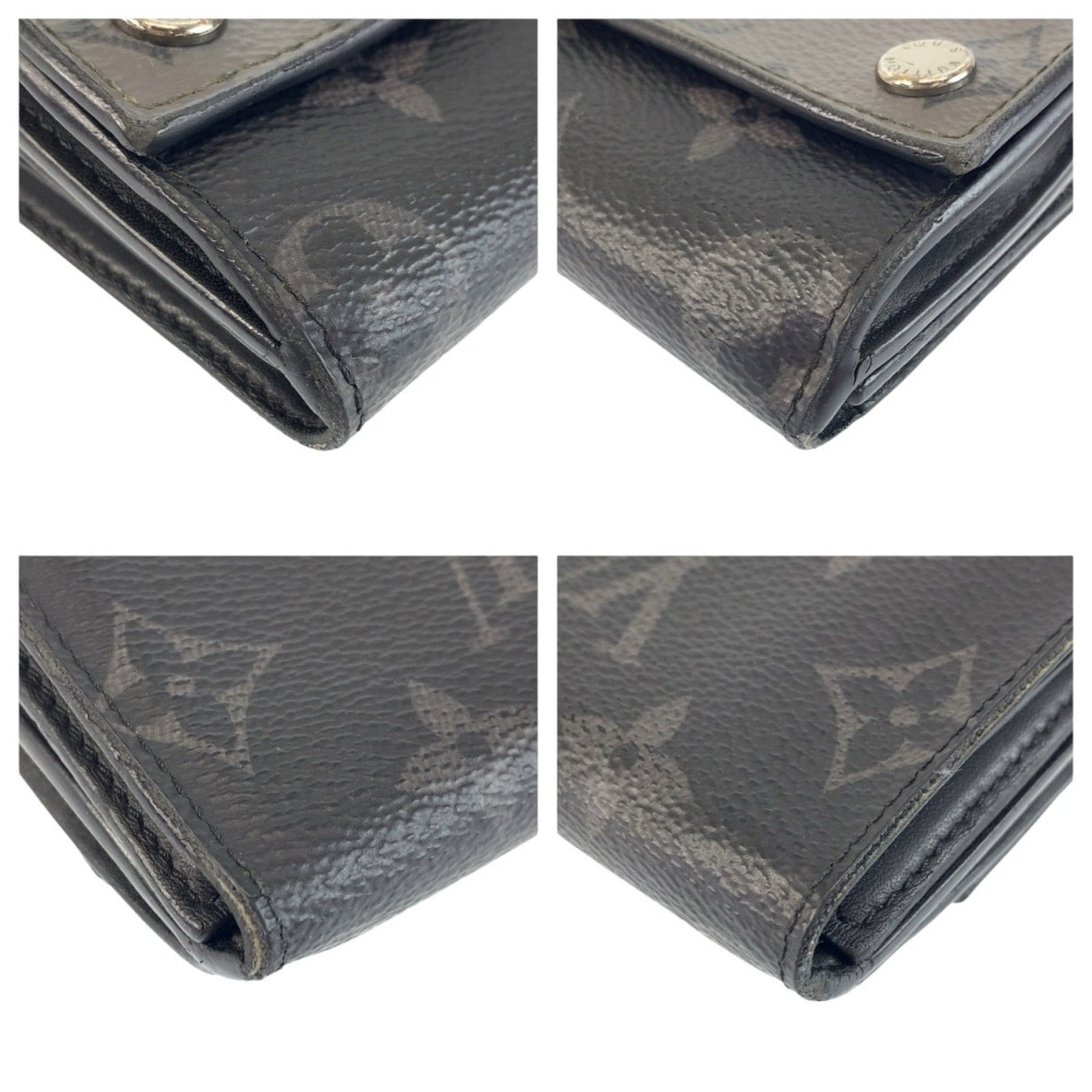 Louis Vuitton Wallet Tri Fold Monogram Eclipse - 7