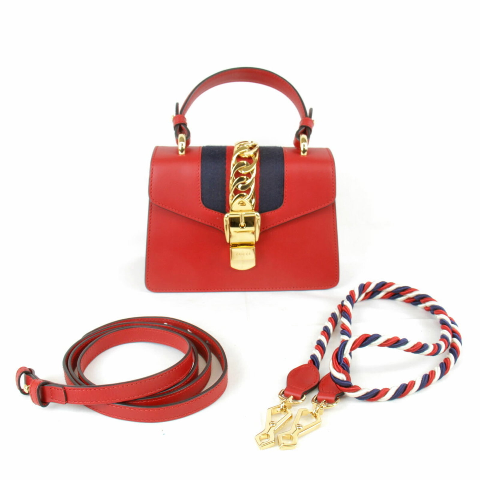 Shoulder Bag Leather Gucci - 10