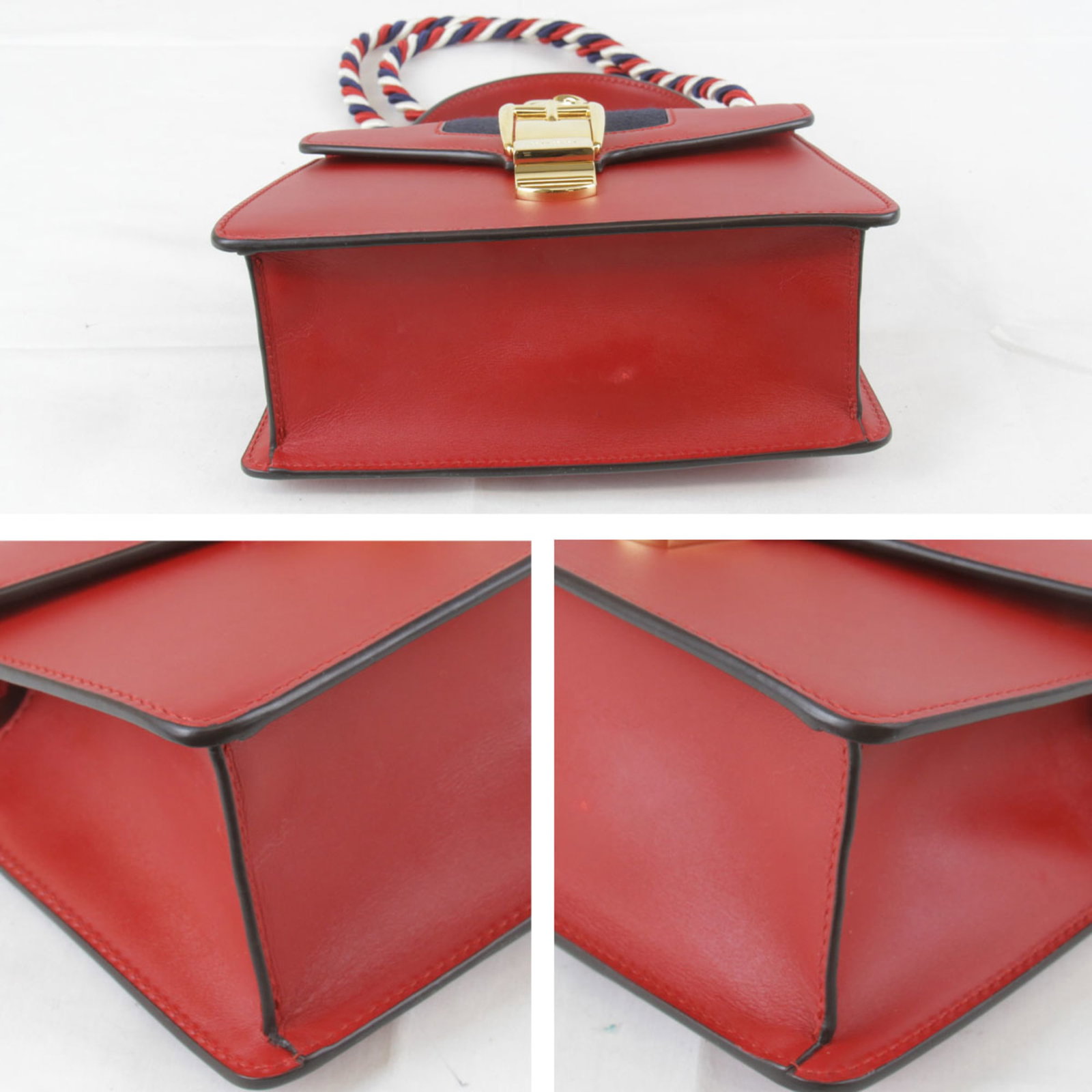 Shoulder Bag Leather Gucci - 4