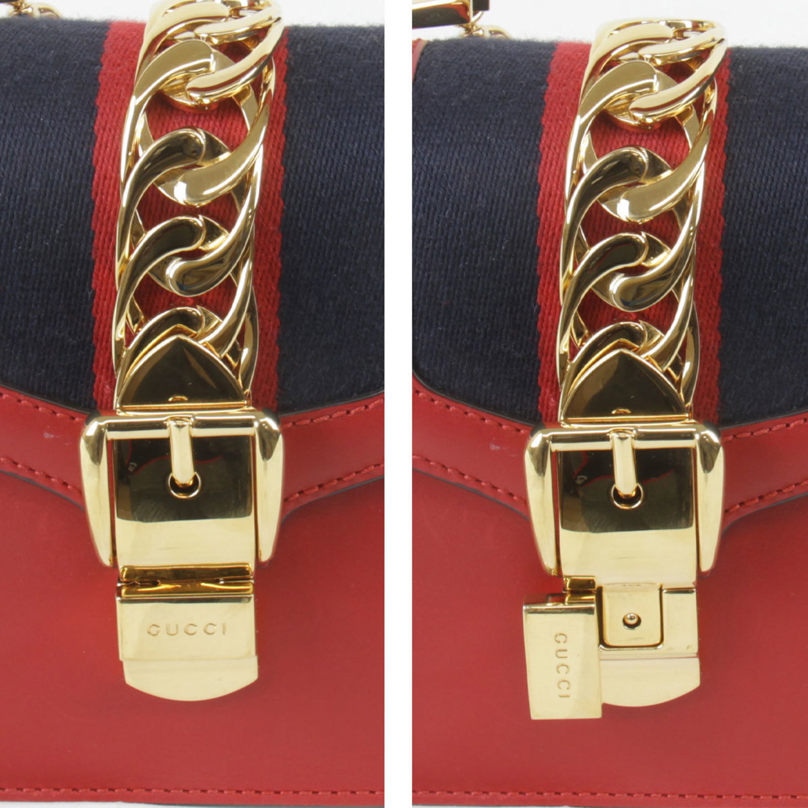 Shoulder Bag Leather Gucci - 6