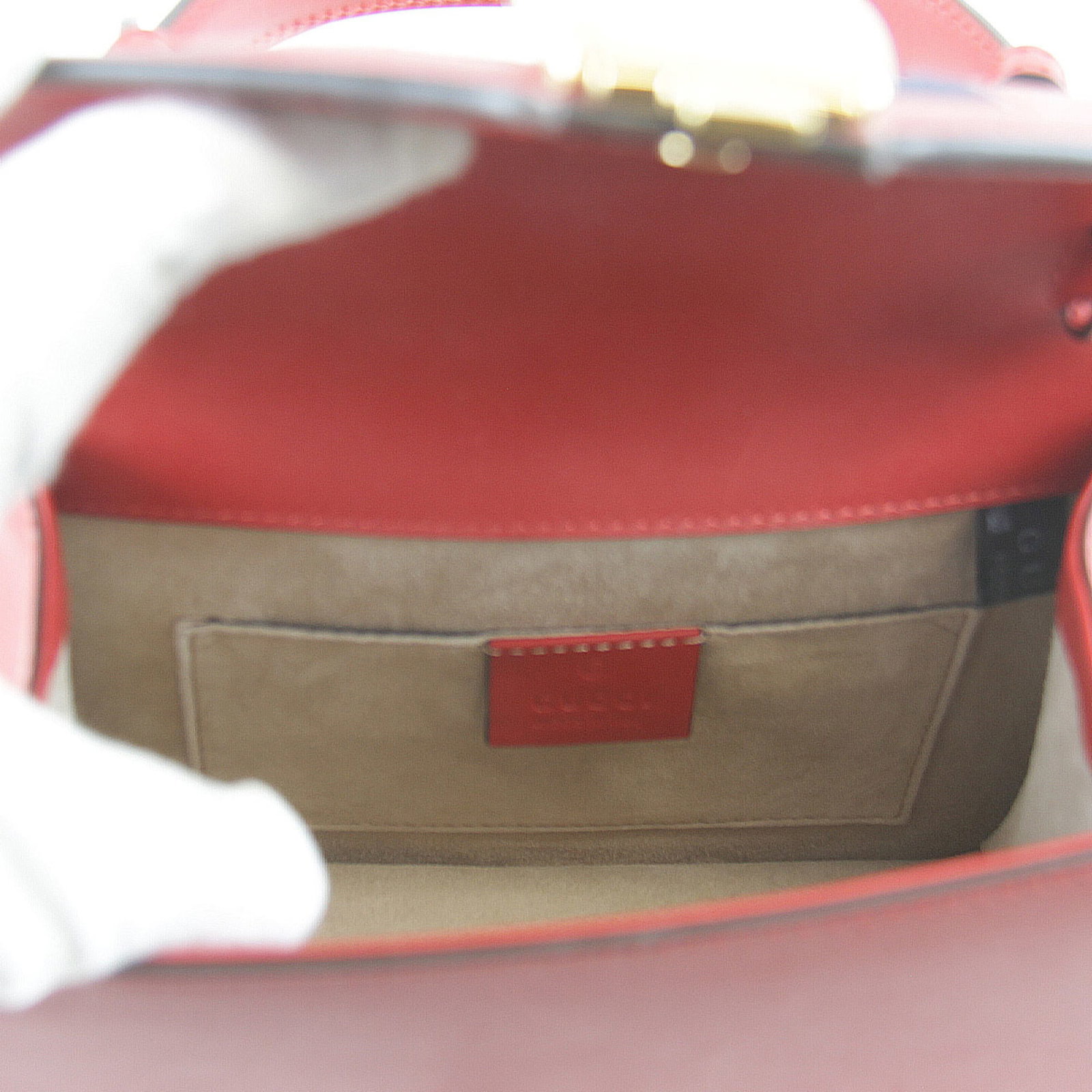 Shoulder Bag Leather Gucci - 7