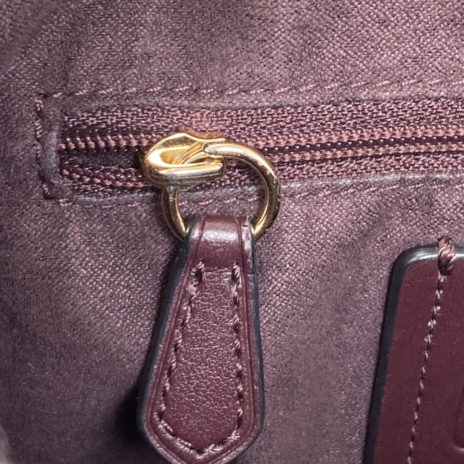 Handbag Leather Coach - 11