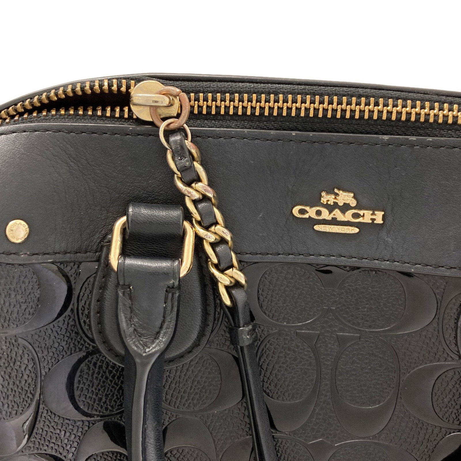 Handbag Leather Coach - 18