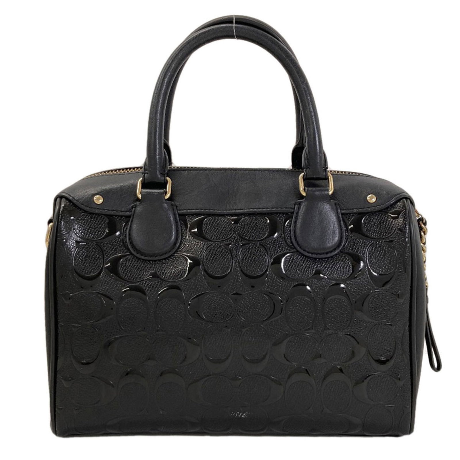 Handbag Leather Coach - 2
