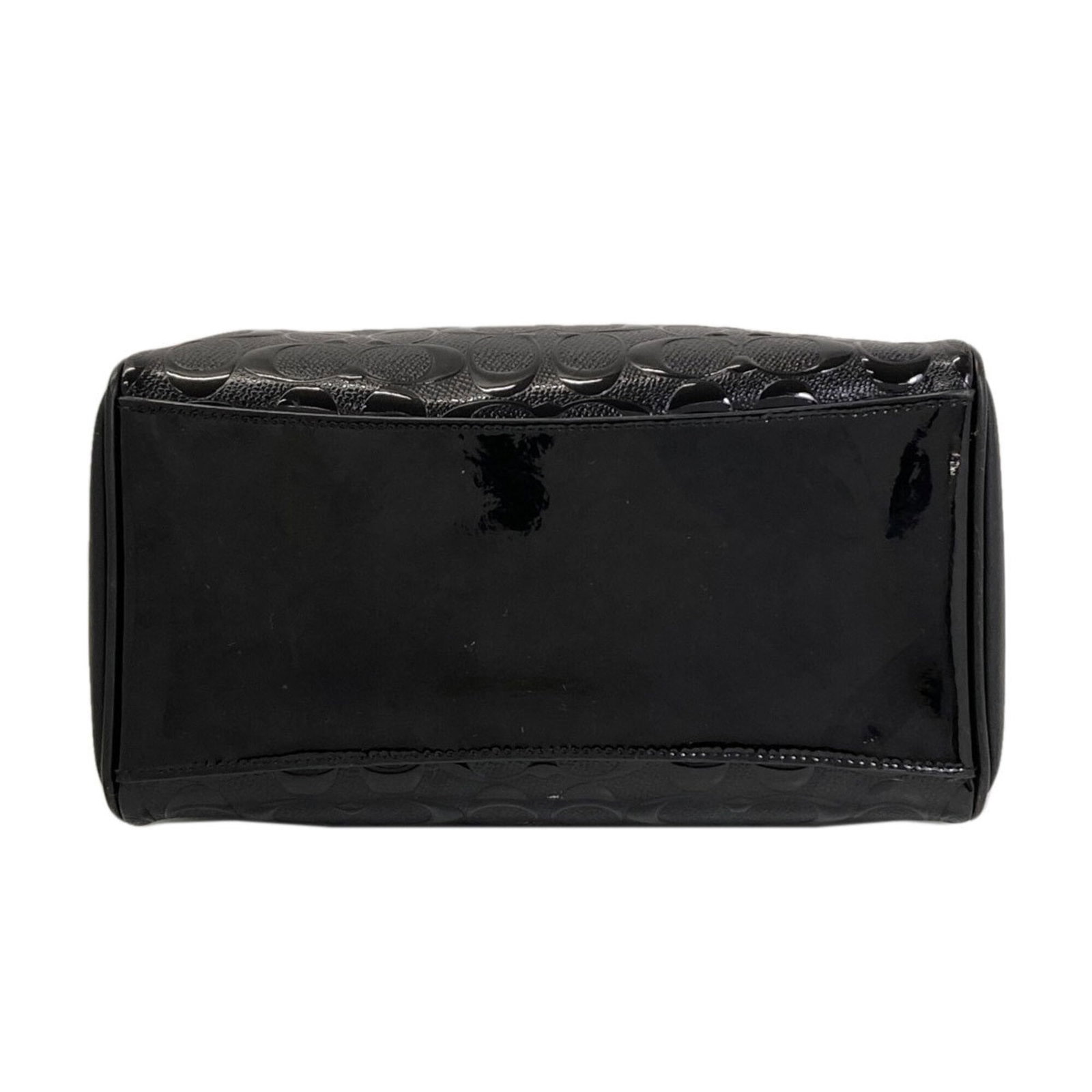 Handbag Leather Coach - 4