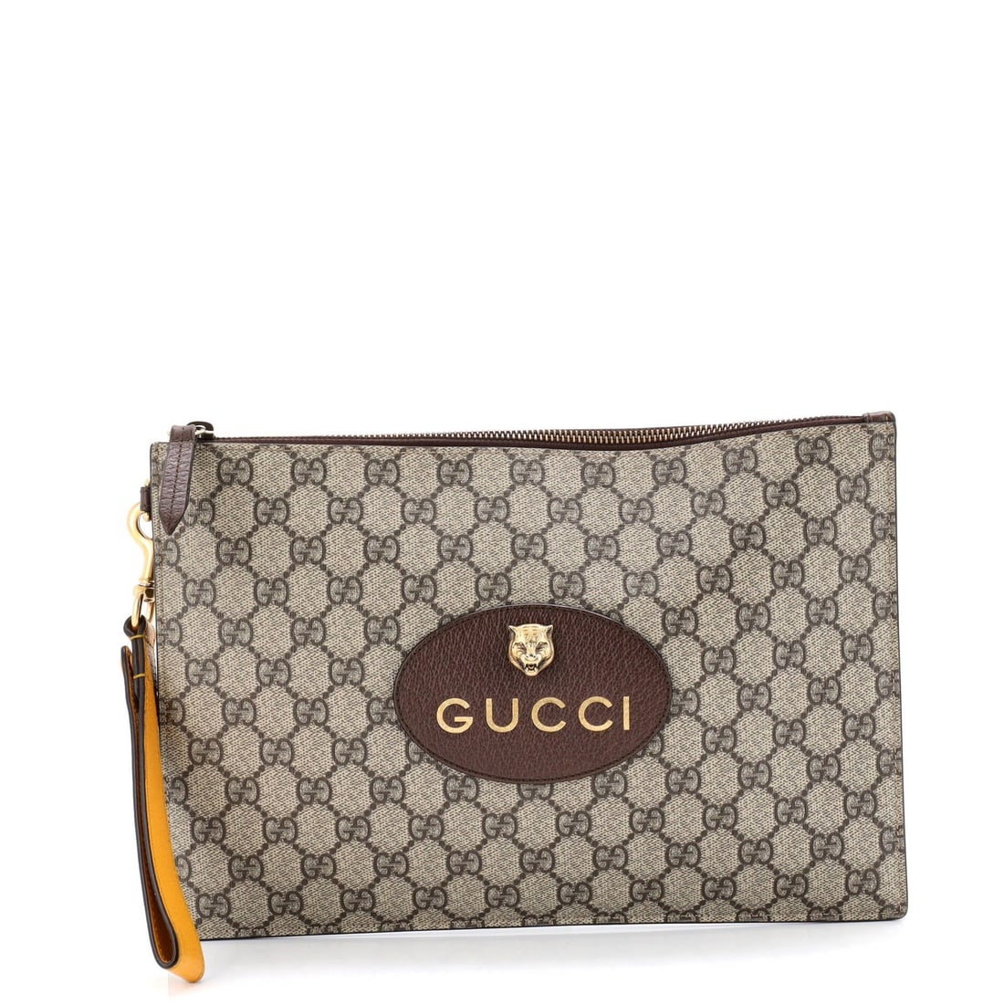 Gucci Neo Vintage Wristlet Pouch Coated Canvas GG (1 of 6)