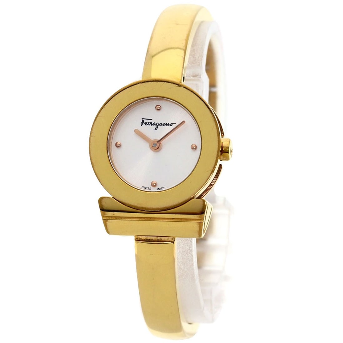 Gold Plated Watches Salvatore Ferragamo Gancini Fr-Fq5050014 (1 of 20)