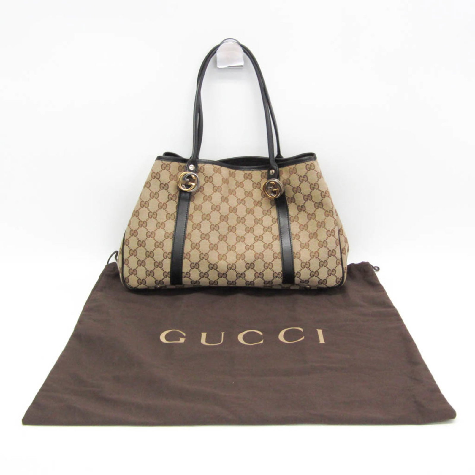 Canvas Gucci Tote - 2