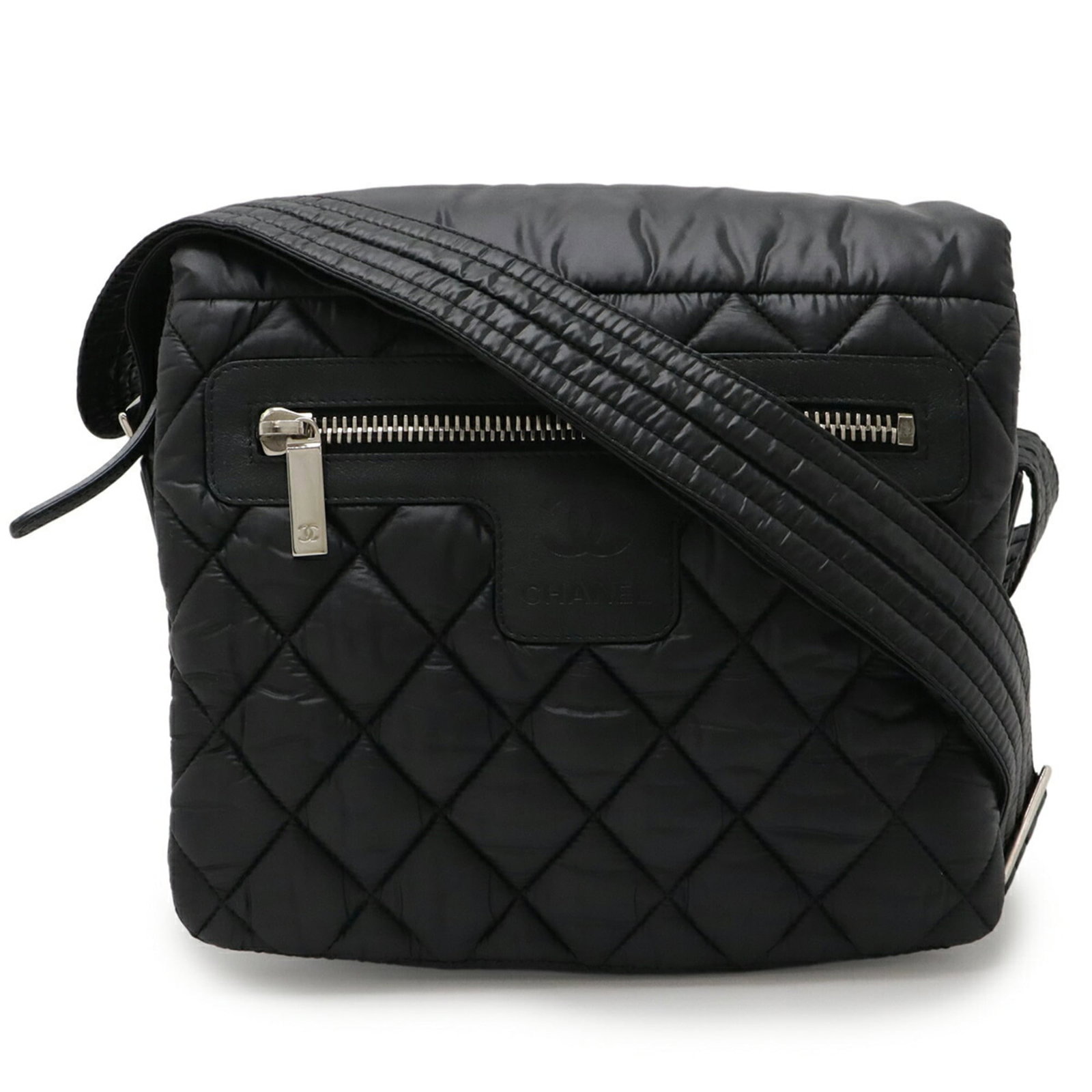 Chanel bag nylon leather (1 of 10)