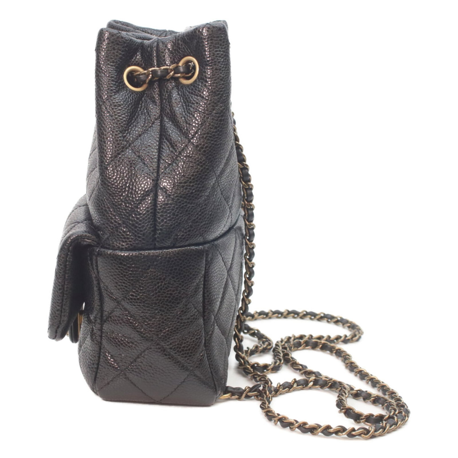 Calfskin Grained Backpack Chanel - 2