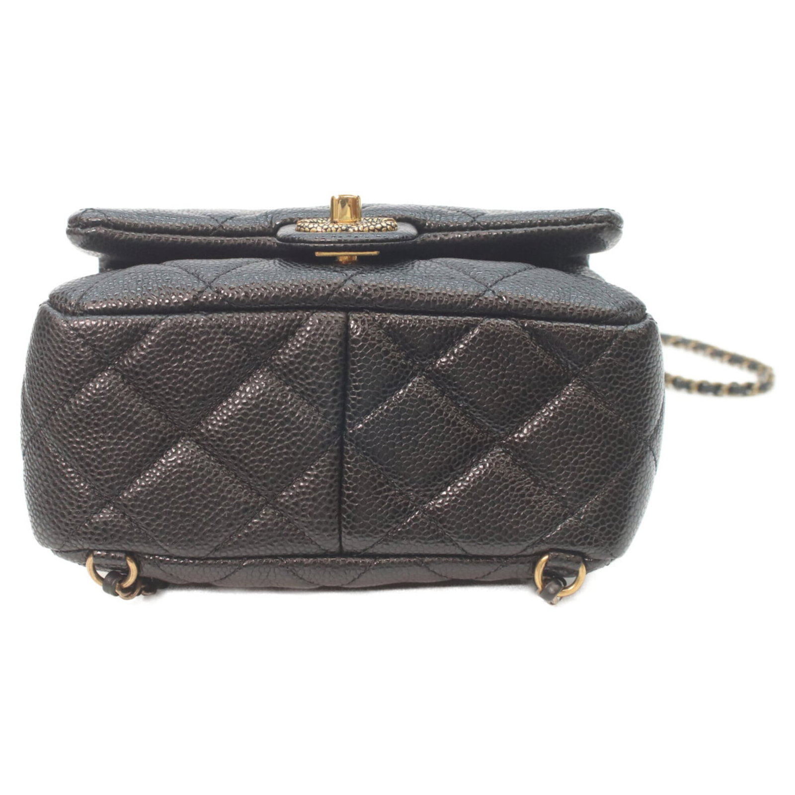 Calfskin Grained Backpack Chanel - 5
