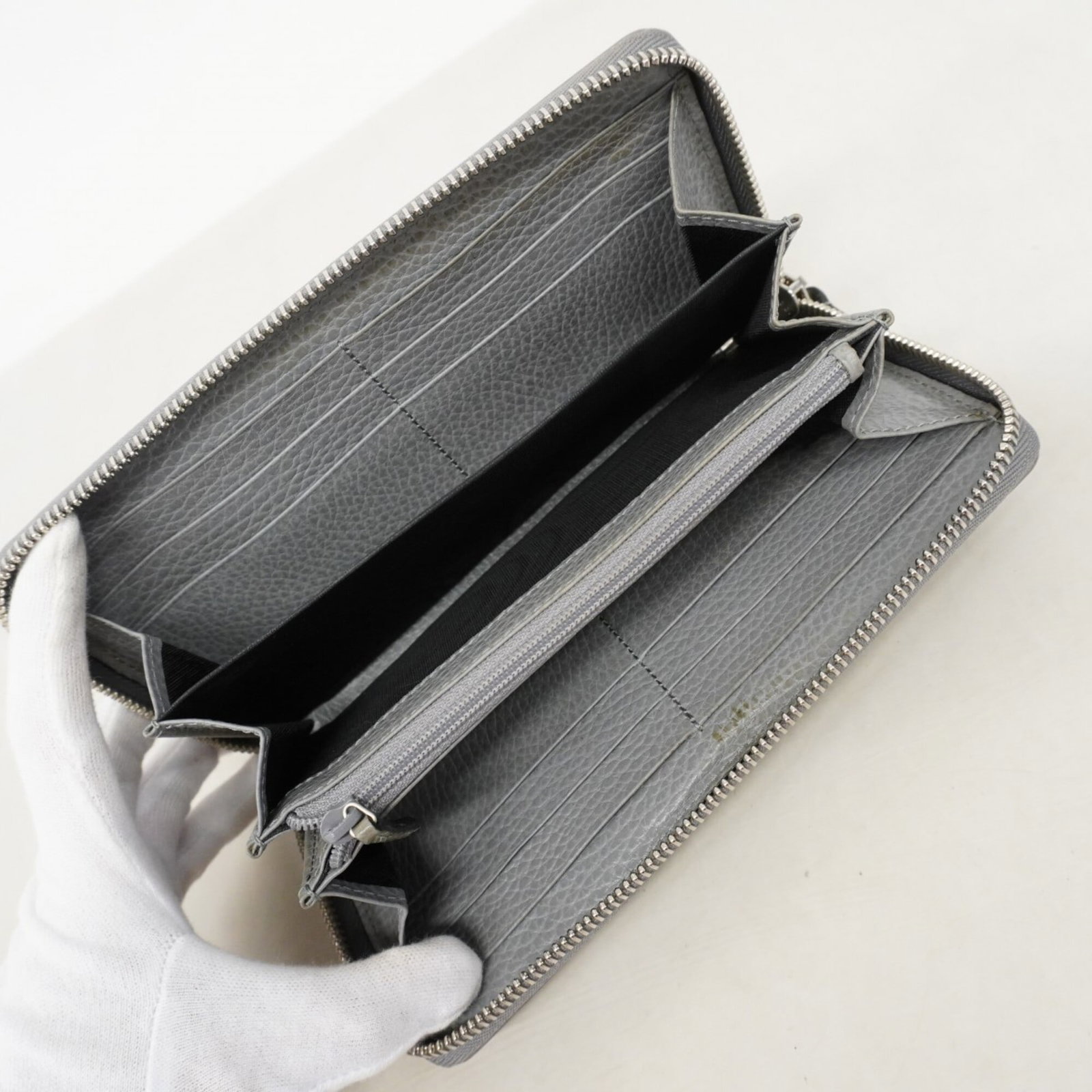 Long Wallet Leather Bi Fold Gucci - 3
