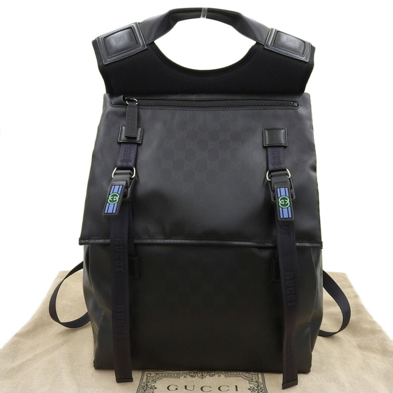 Canvas Coated Gucci Backpack (1 of 7)
