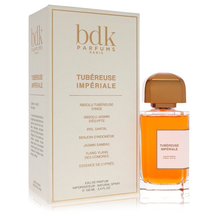 Bdk Tubereuse Imperiale Perfume By BDK Parfums Eau De Parfum Spray (Unisex): Bdk Tubereuse Imperiale Perfume By BDK Parfums Eau De Parfum Spray (Unisex) BDK Tubereuse Imperiale Perfume By BDK Parfums Eau De Parfum Spray (Unisex) - A rich and complex fragrance, this 3.4 oz eau