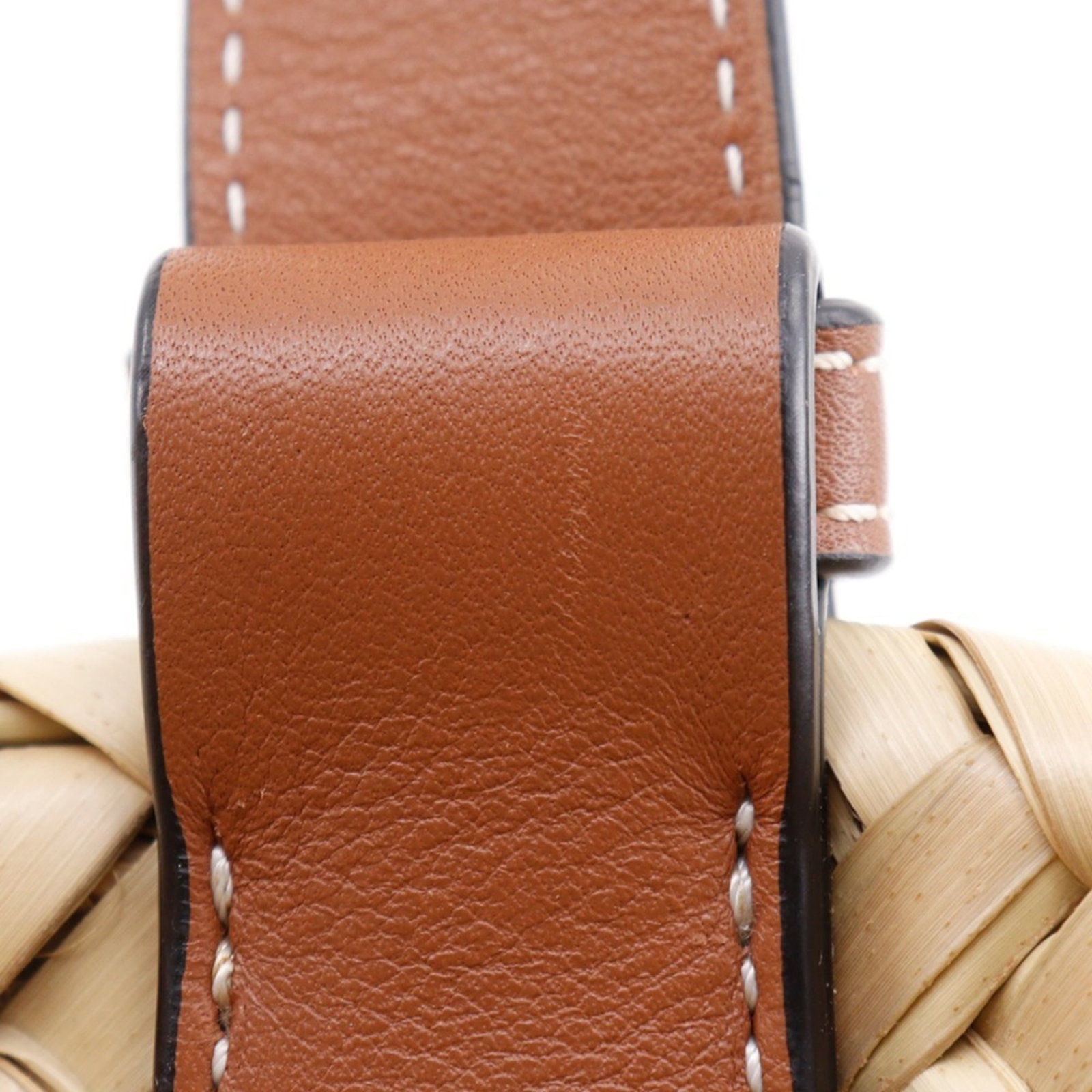 Loewe Raffia Tote Leather Bag - 15