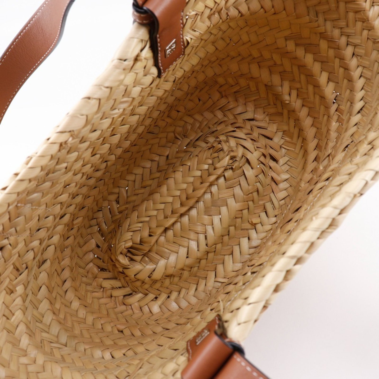 Loewe Raffia Tote Leather Bag - 6