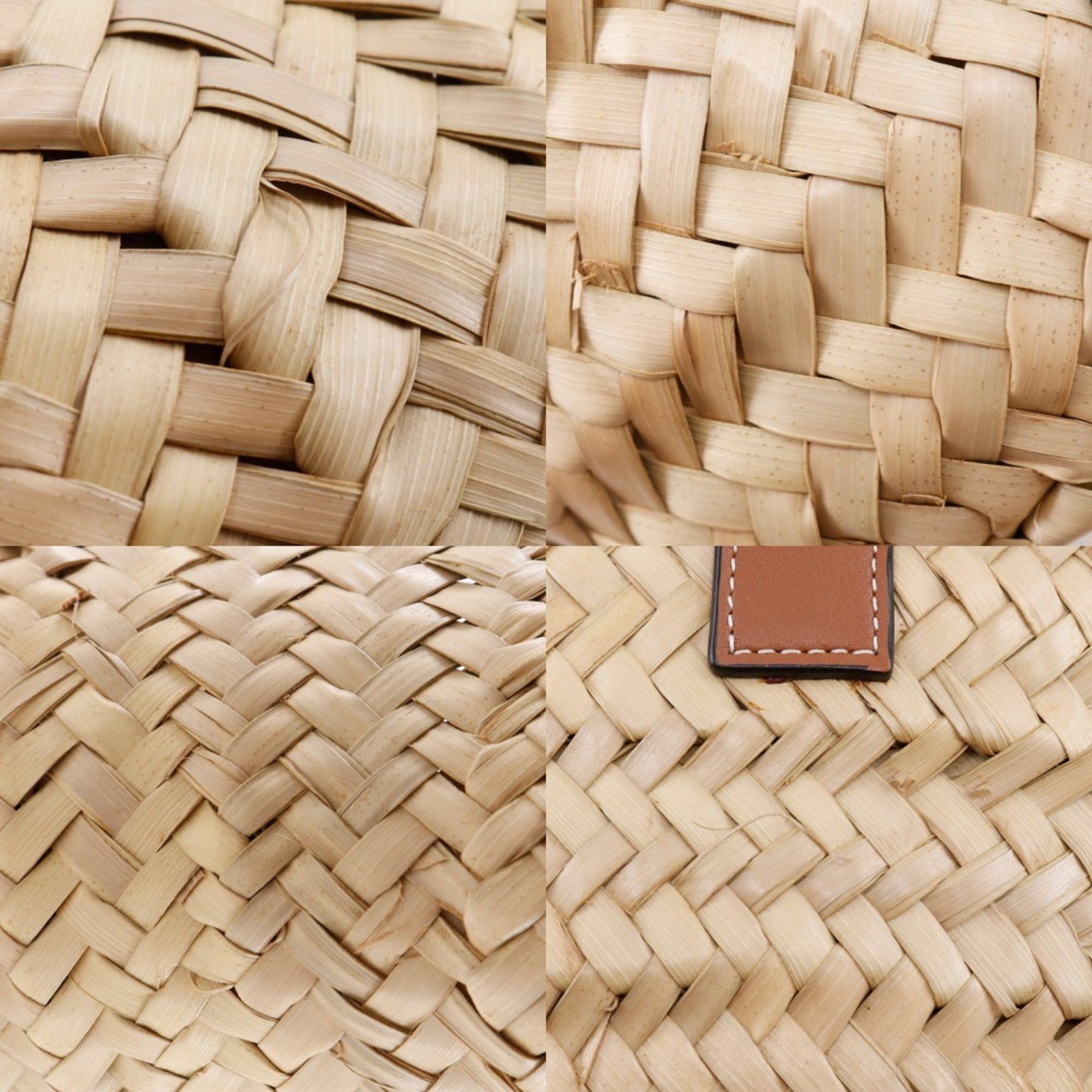 Loewe Raffia Tote Leather Bag - 9
