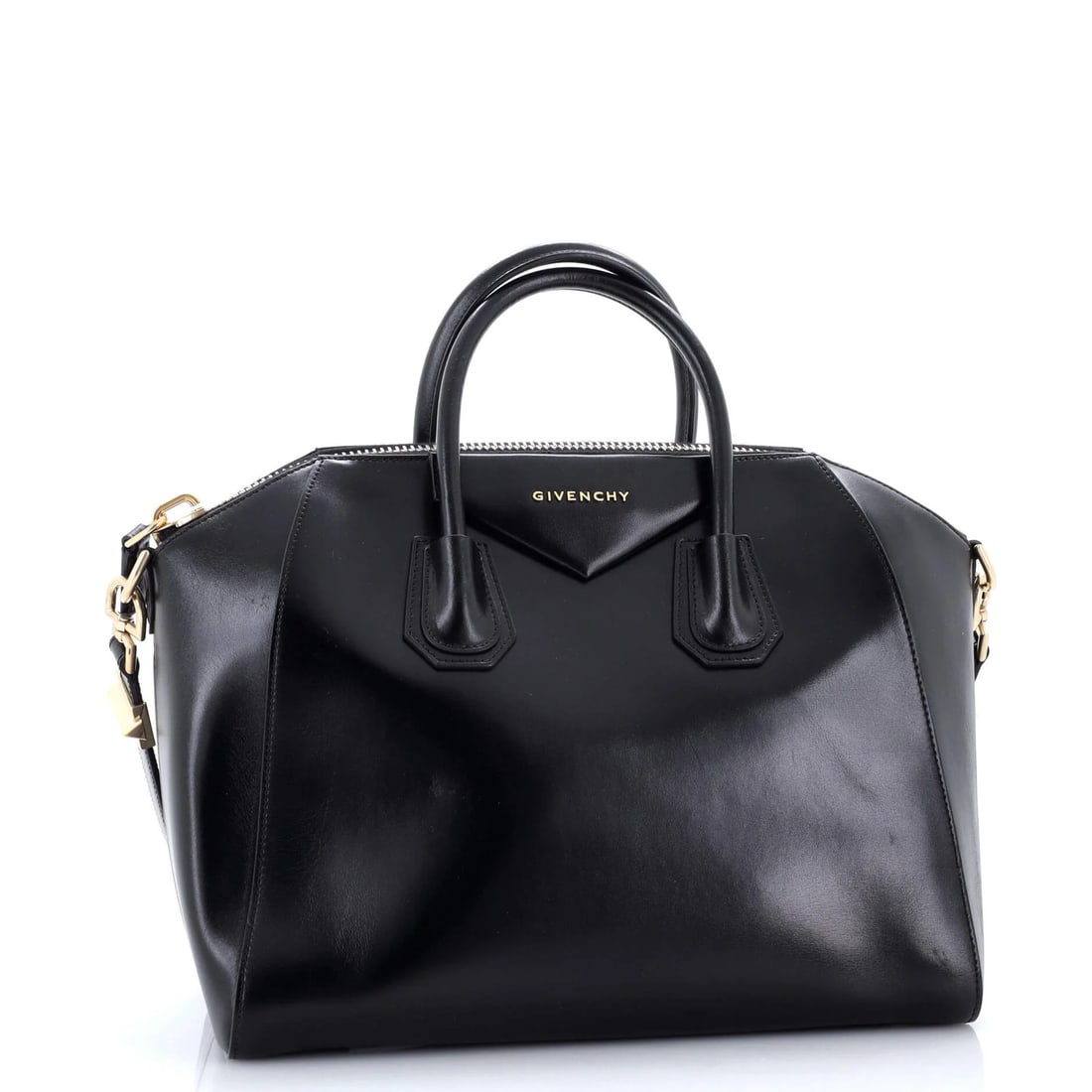 Glazed leather medium bag from Givenchy - 2