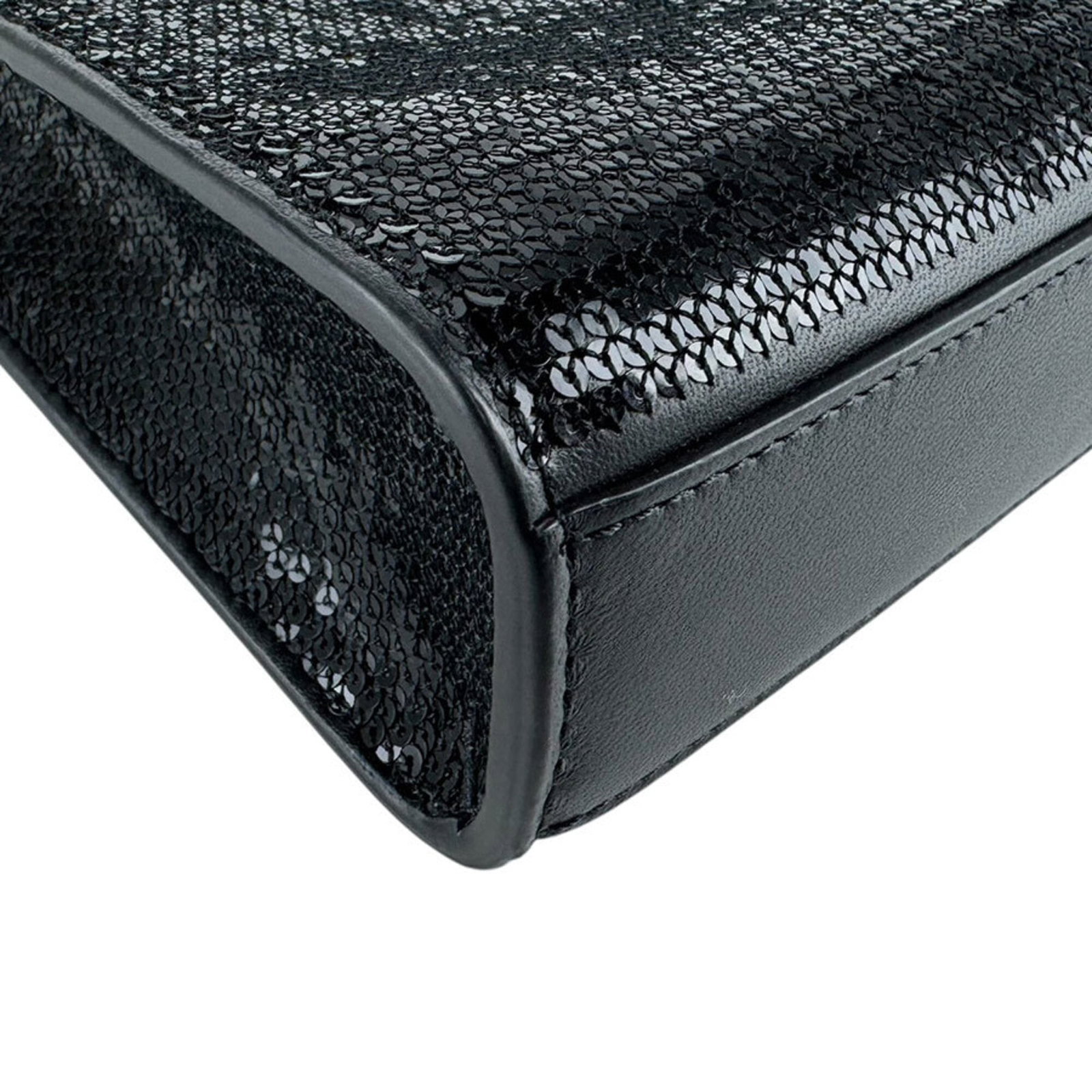 Spangles leather shoulder bag Celine - 8