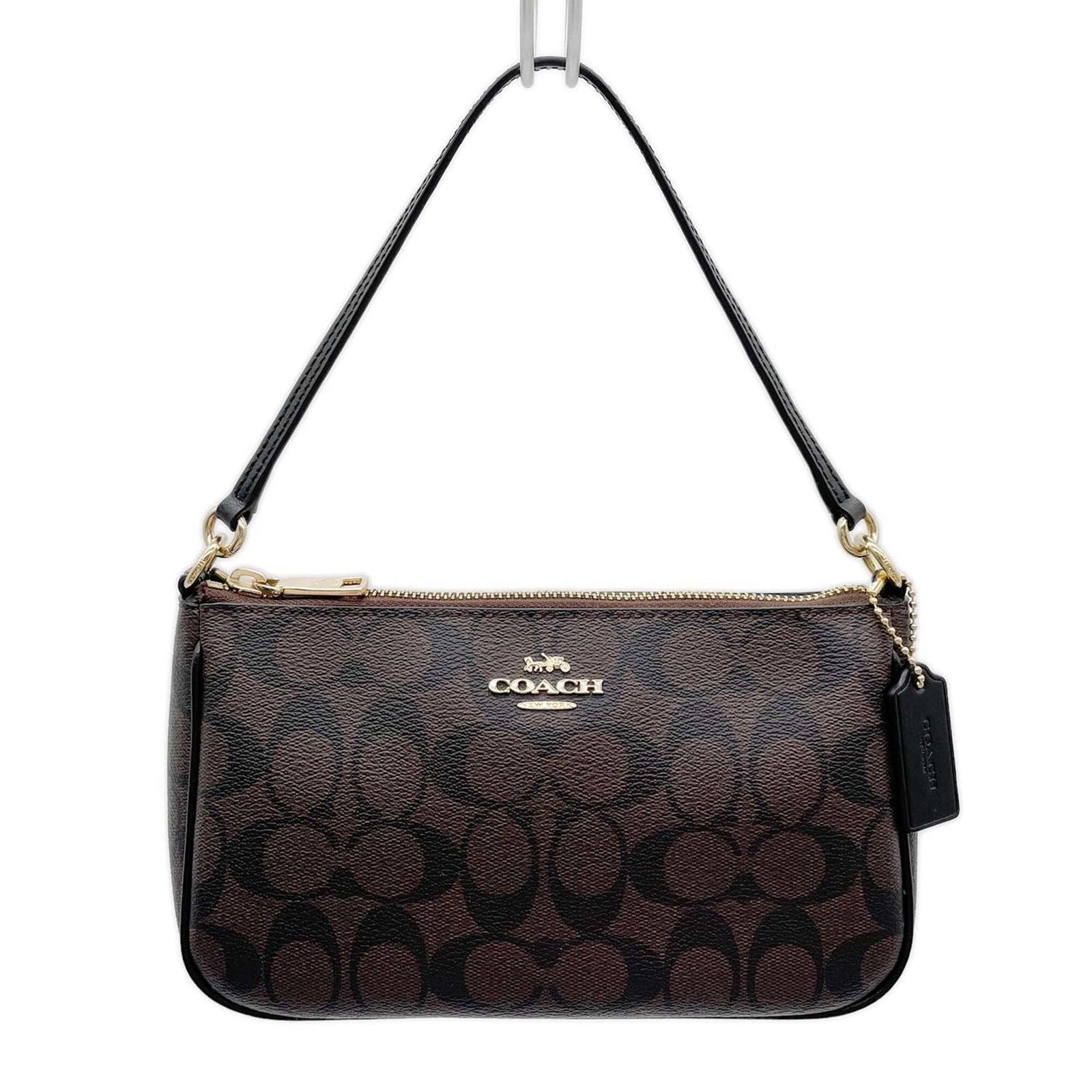 PVC Leather Handbag Shoulder Coach (1 of 10)