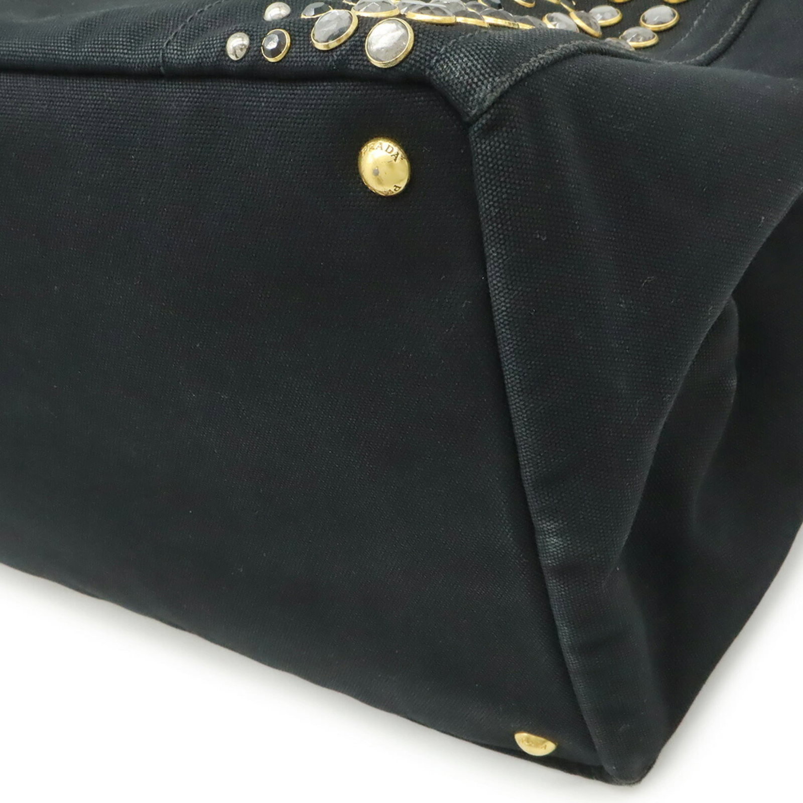 Canvas bag tote Prada - 4
