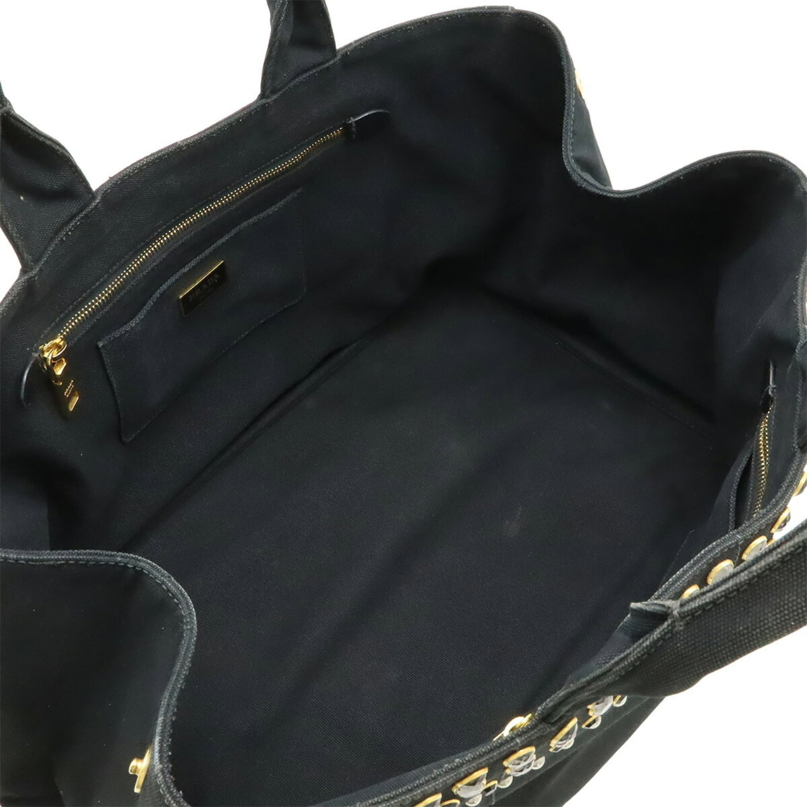 Canvas bag tote Prada - 7