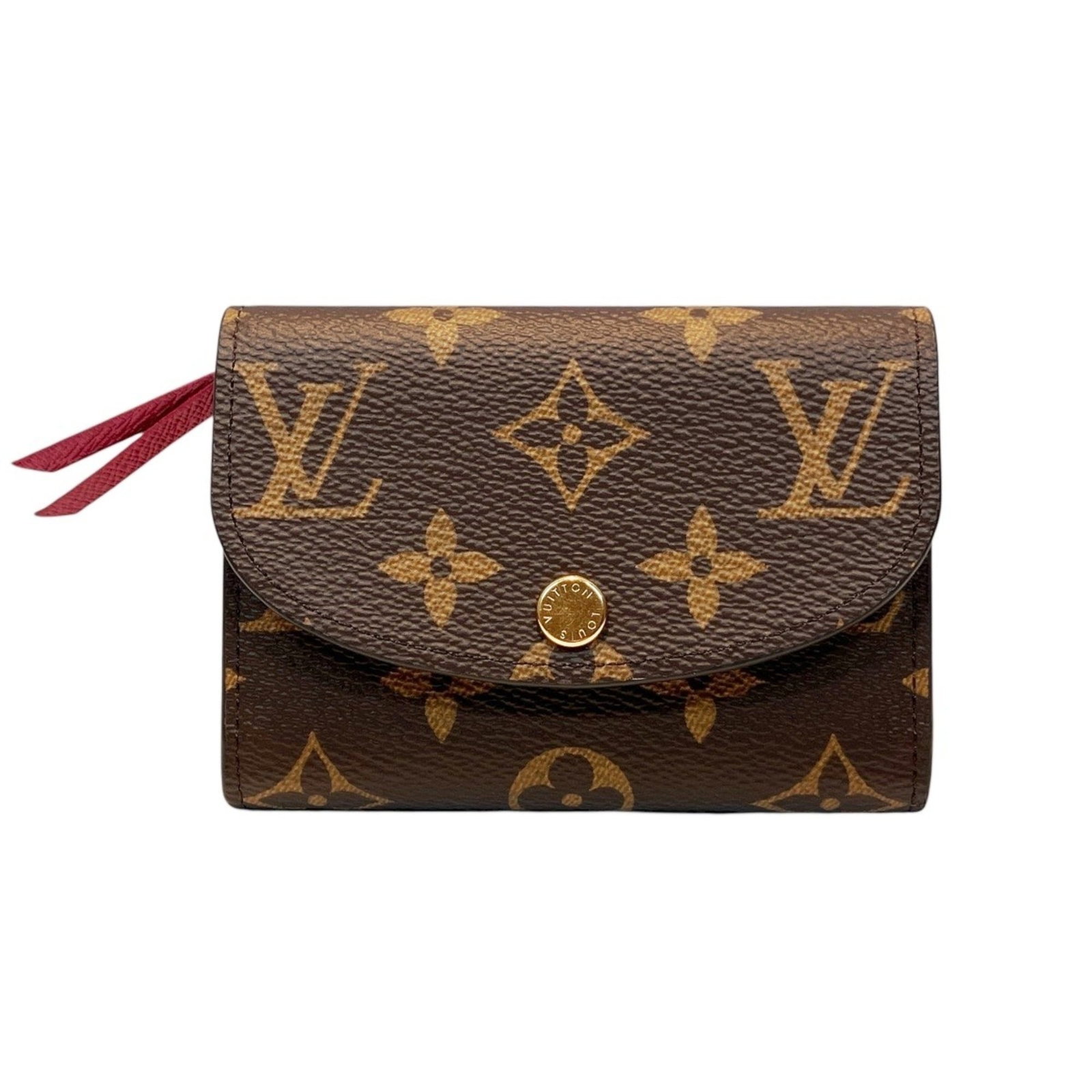 Louis Vuitton Coin Purse/ Coin Case Coated Canvas: Louis Vuitton Coin Purse/ Coin Case Coated Canvas Used Louis Vuitton Coin Purse/ Coin Case in Rose Ballerine, featuring coated canvas material. The purse has some scratches and dirt but remains in