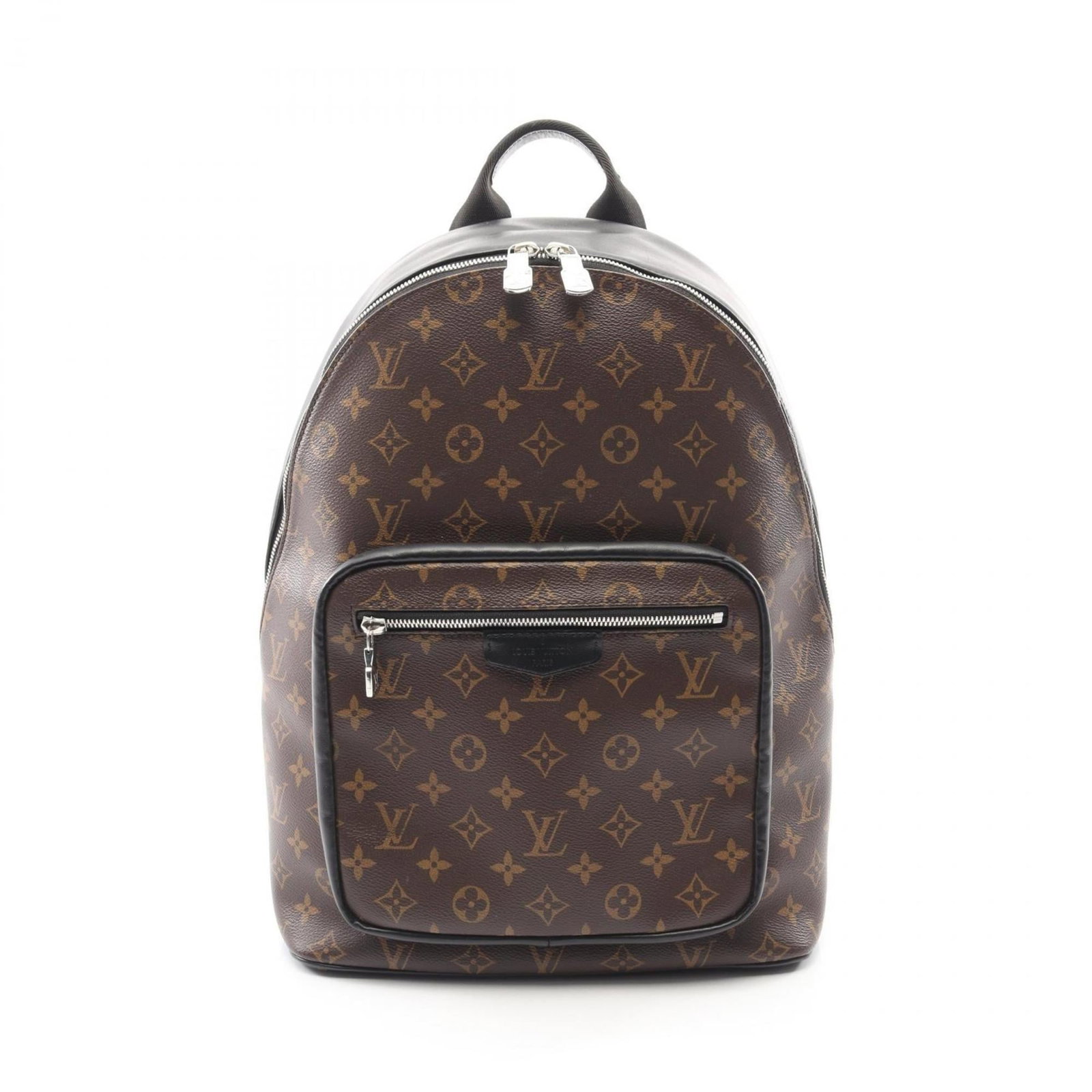 Canvas leather coated backpack by Louis Vuitton: Canvas leather coated backpack by Louis Vuitton Black, Brown, or Monogram Macassar Louis Vuitton Coated Canvas Leather Backpack. A few traces of usage and some scratches/dirt can be seen in the very