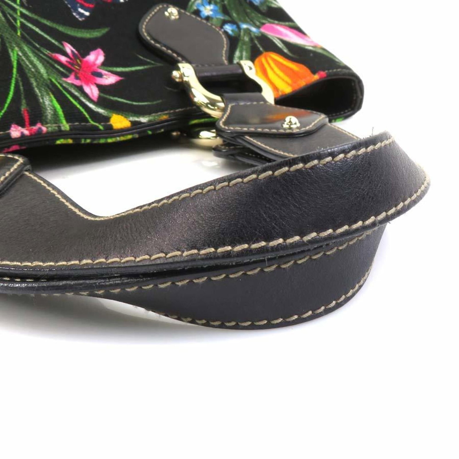Canvas leather handbag - 14