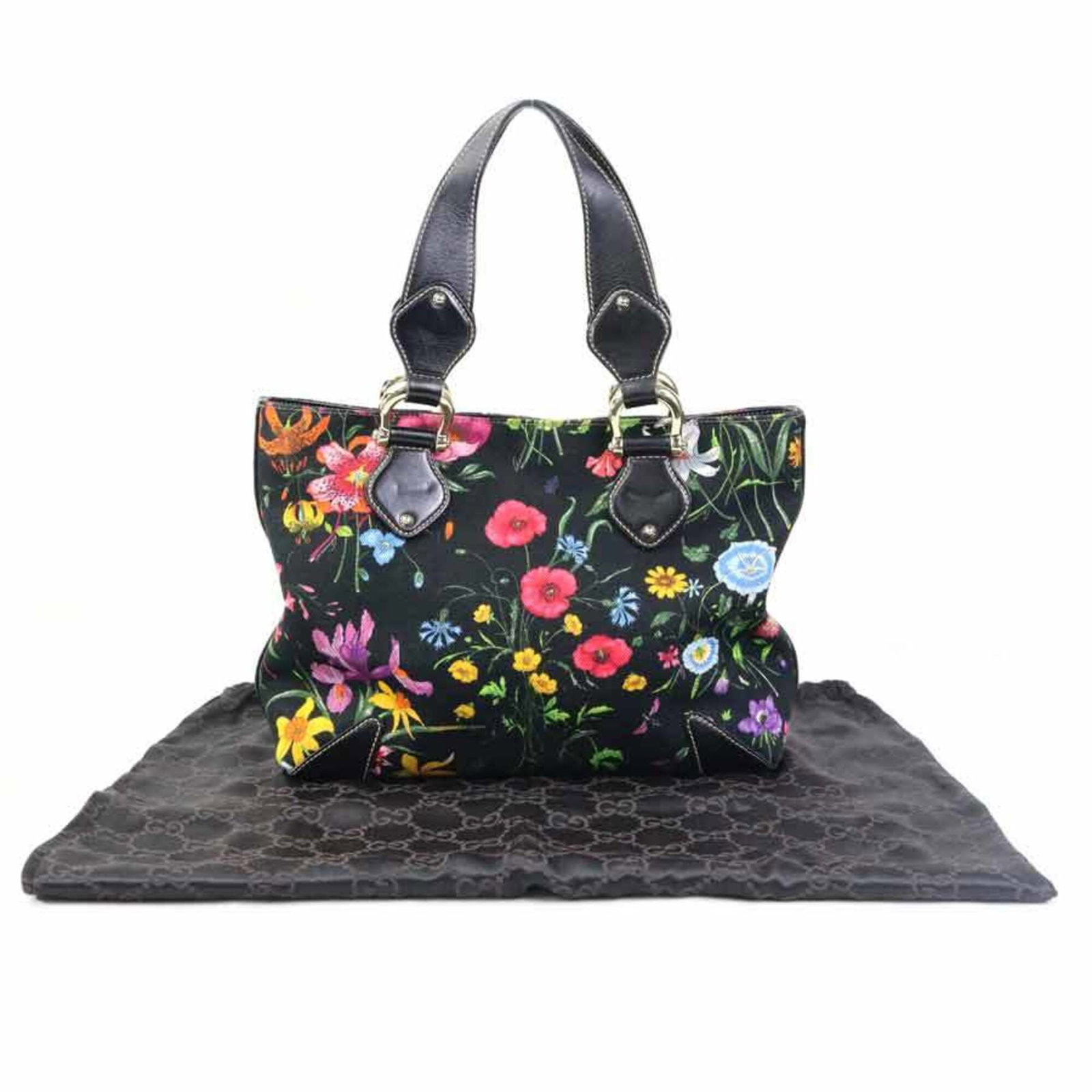 Canvas leather handbag - 17