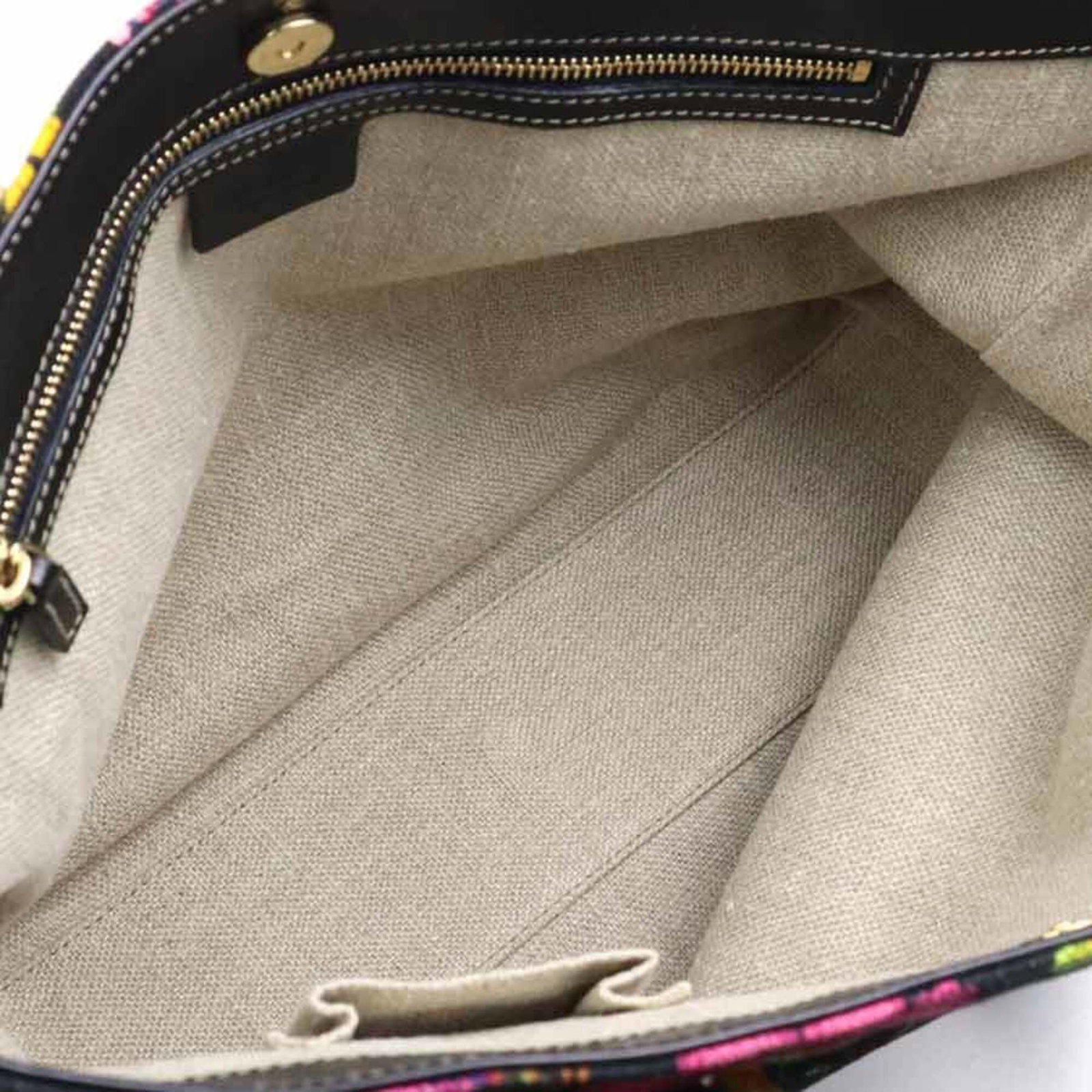 Canvas leather handbag - 5