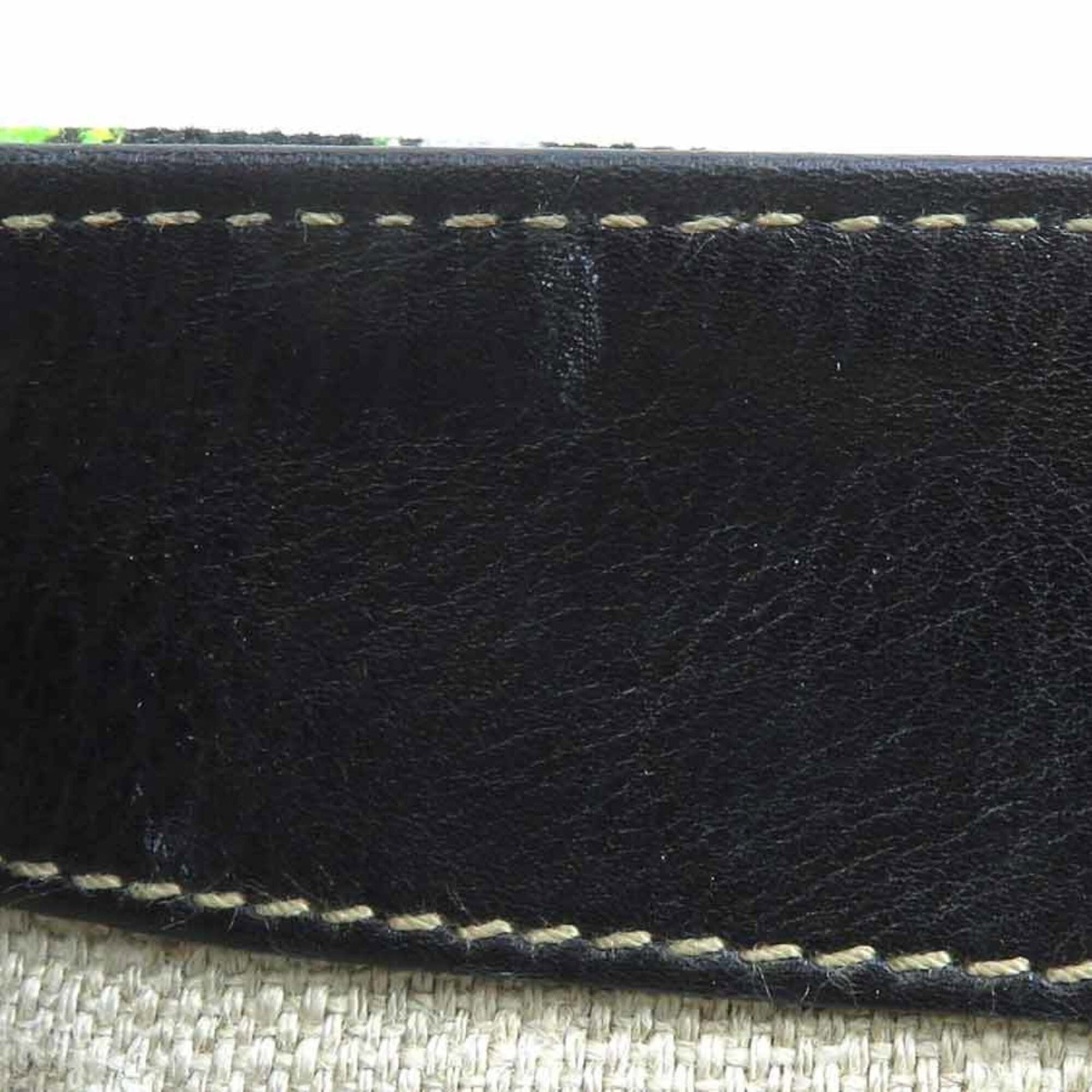 Canvas leather handbag - 7