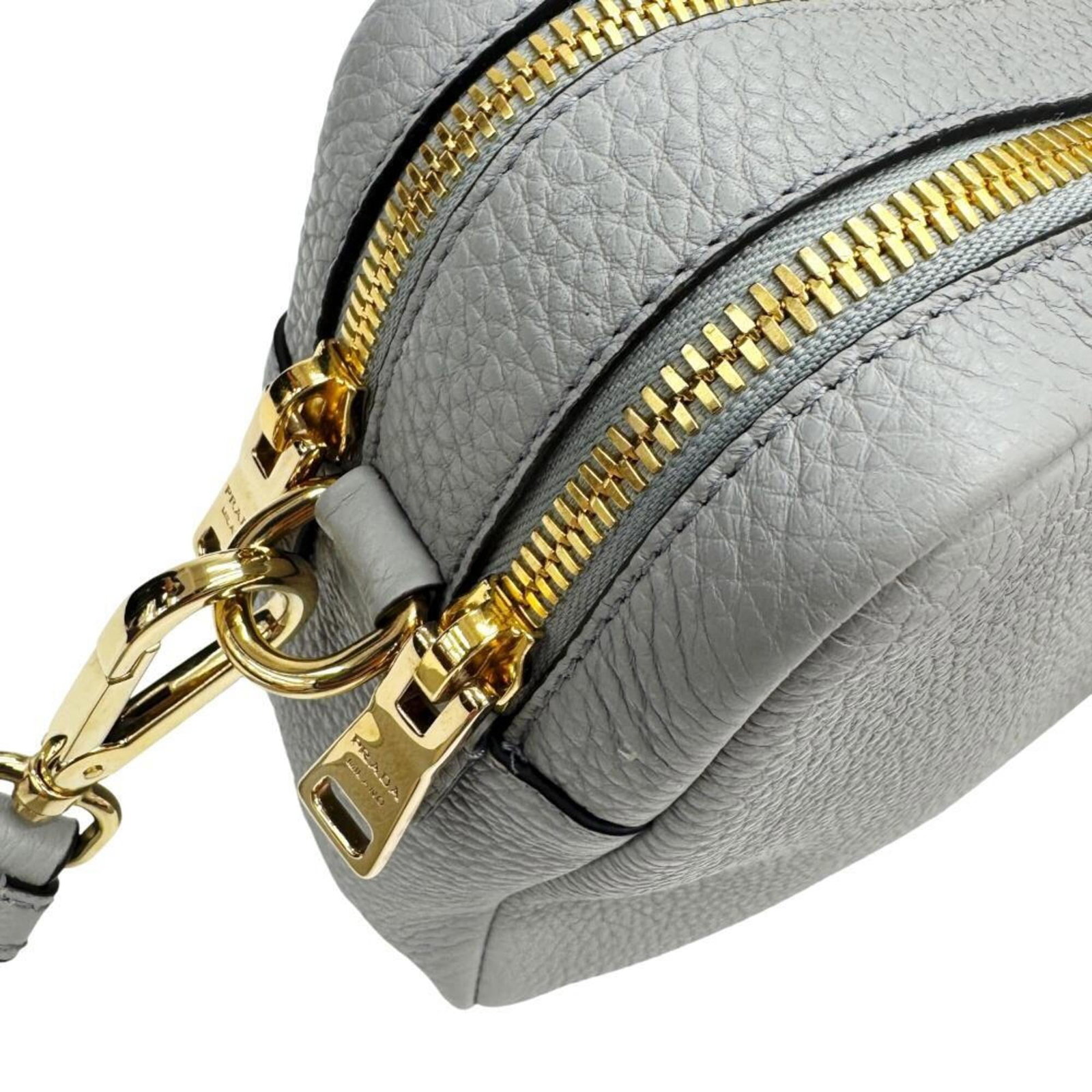 Leather Shoulder Bag Prada - 10