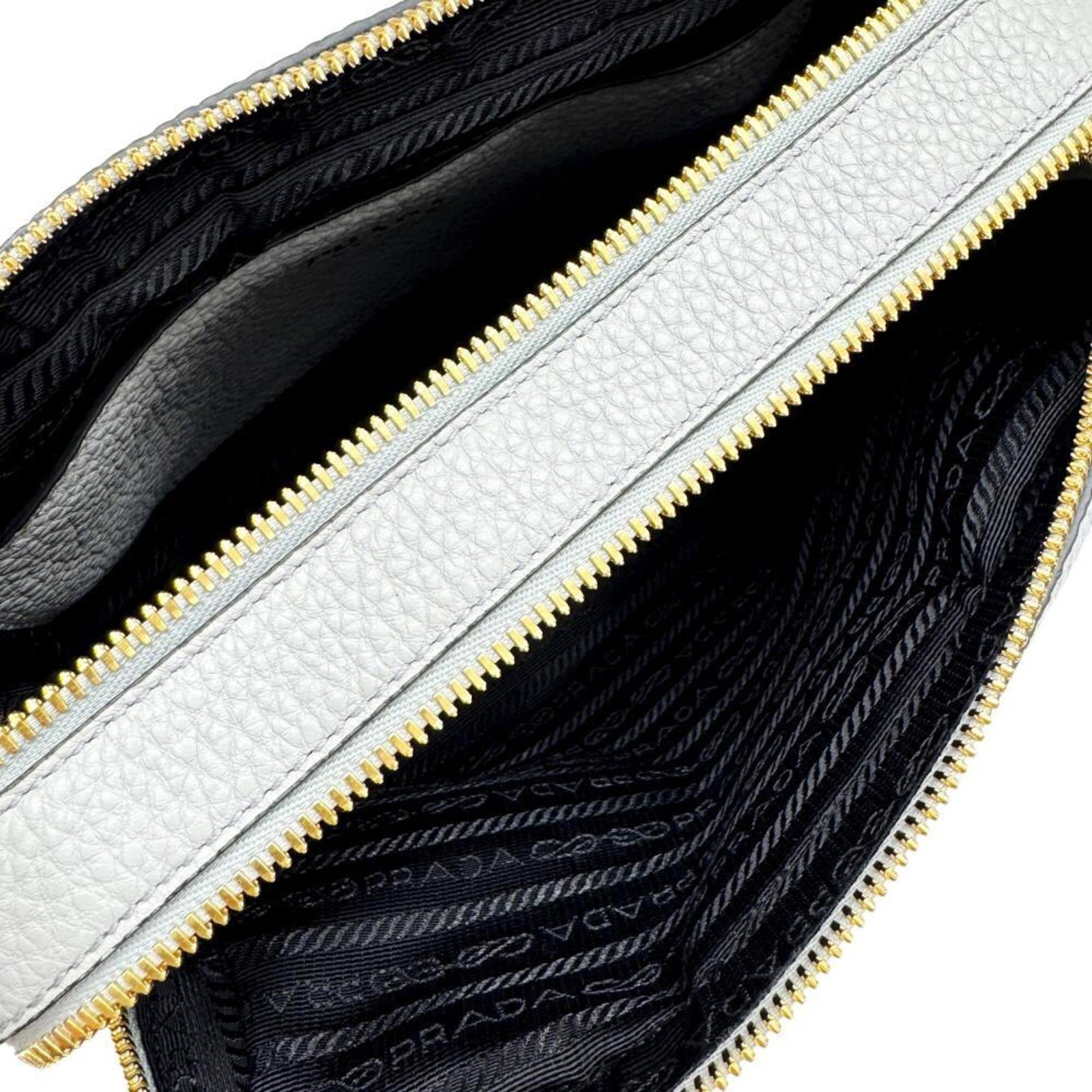 Leather Shoulder Bag Prada - 12