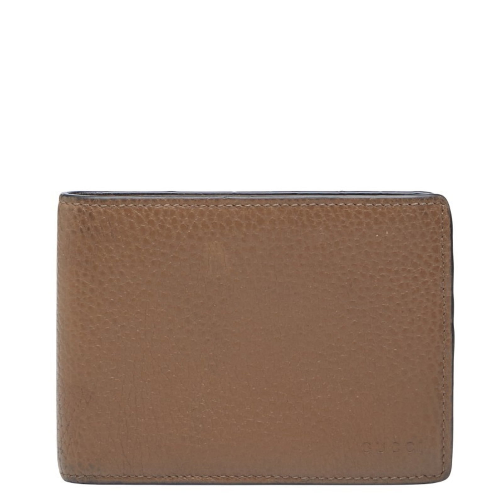 Gucci Wallet Bi Fold Leather: Gucci Wallet Bi Fold Leather Brown Gucci Wallet Bi Fold Leather for Sale. This used bi-fold leather wallet from Gucci features brown color and measures 9.5cm x 13cm x 2cm. With traces of usage, it