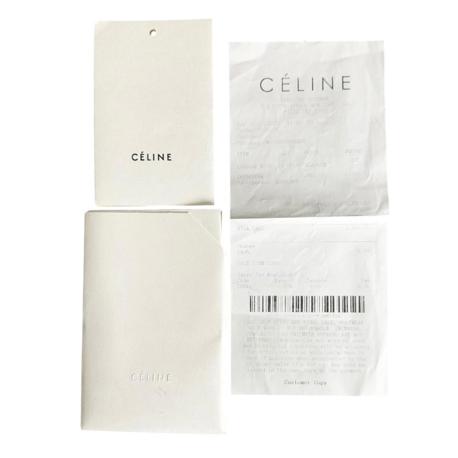Handbag Leather by Celine - 16