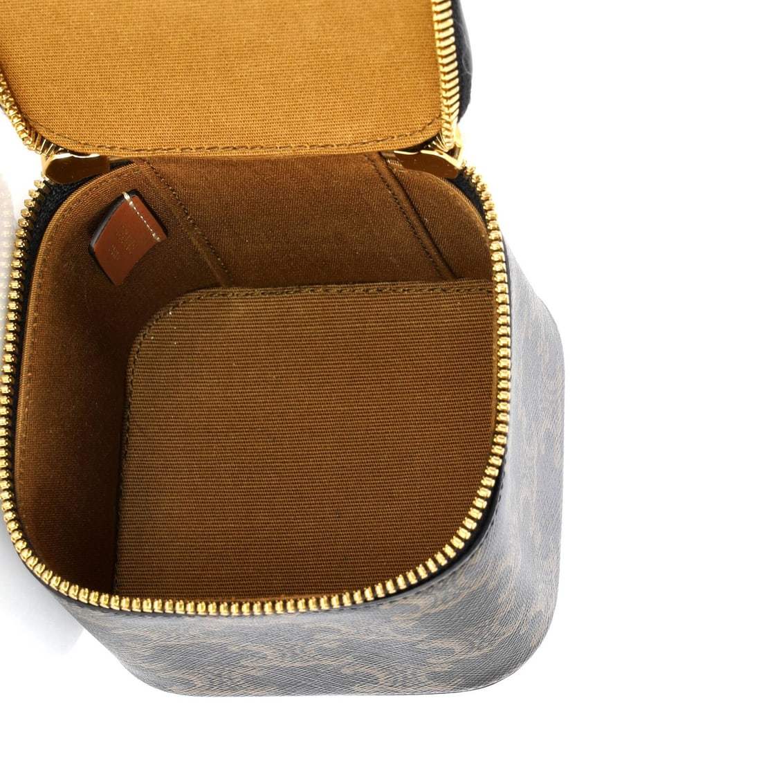 Square Vanity Case Celine Triomphe Coated Canvas Mini - 5