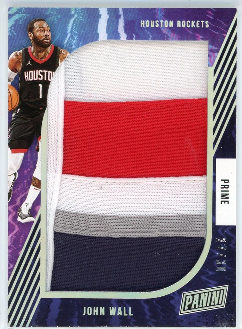 Prime Patch Card JW 2021 Panini Player of Day: Prime Patch Card JW 2021 Panini Player of Day Item Specifics: Brand: Panini John Wall 2021 Panini Player of the Day Prime Patch Card #JW Numbered 27 out of 30. Product Disclaimer: Not affiliated with