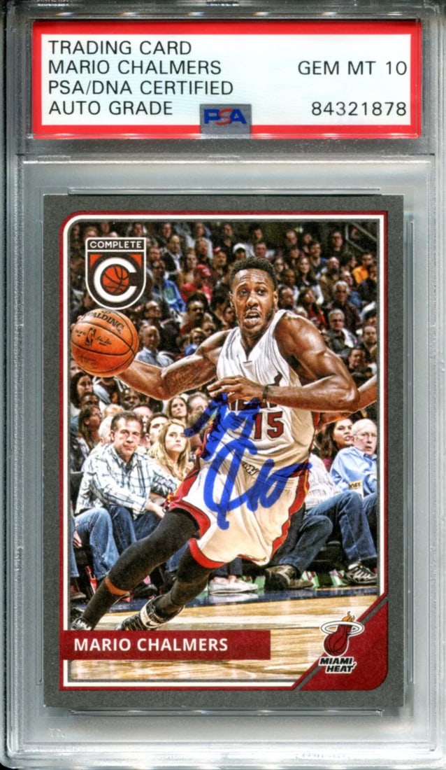 Complete Card 2015-16 Chalmers Mario Panini PSA (1 of 1)