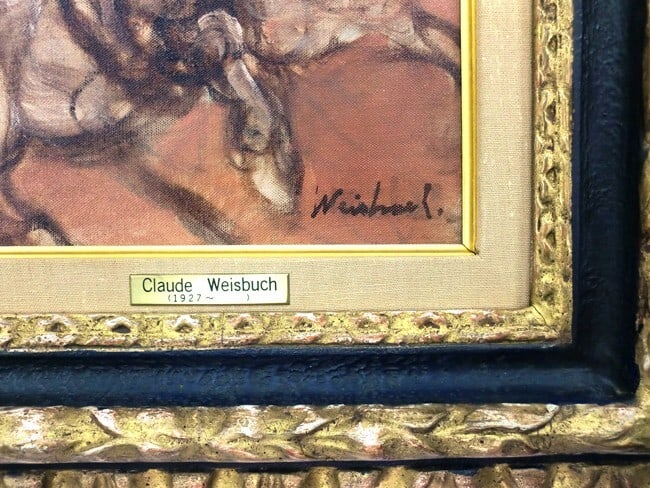 Claude Weisbuch - Original Artwork, Framed, Signed, Authentic "Hourse" - 3