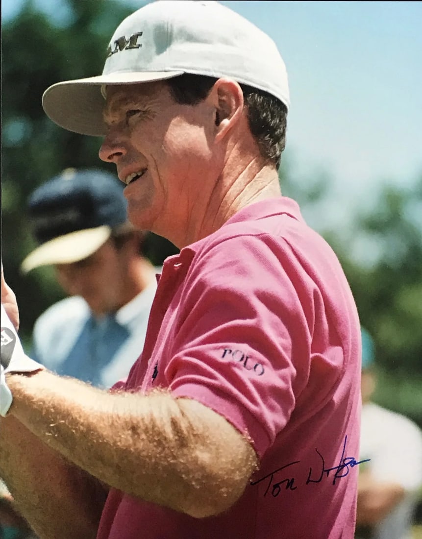 Tom Watson Autographed Golf 8x10 Photo (1 of 1)