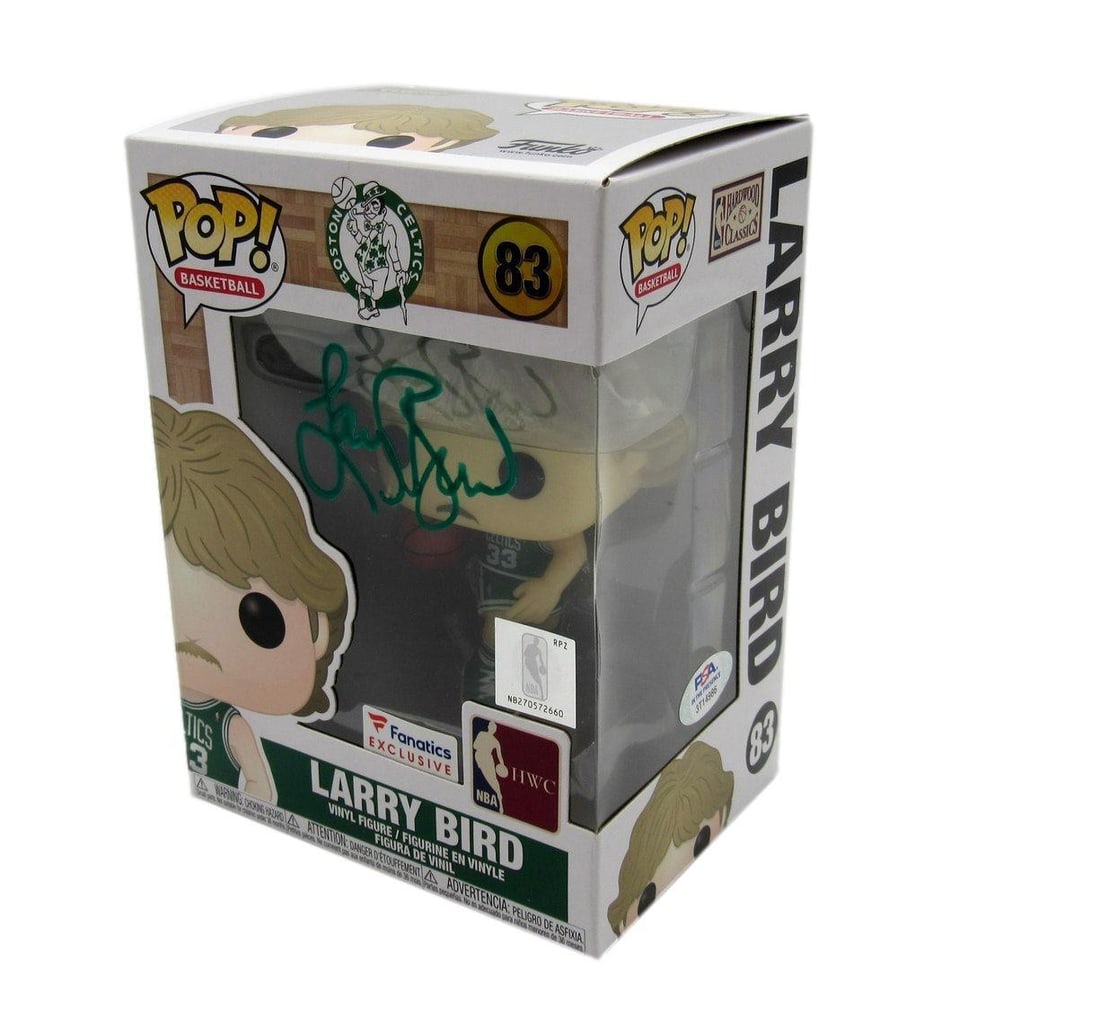 Larry Bird HOF Autographed Funko Pop! Figurine #83 Celtics PSA/ DNA 179140: Larry Bird HOF Autographed Funko Pop! Figurine #83 Celtics PSA/ DNA 179140 Item Specifics: Autograph Authentication: PSA/DNA League: NBA Original/Reprint: Original Product: Misc Team: Boston Celtics S